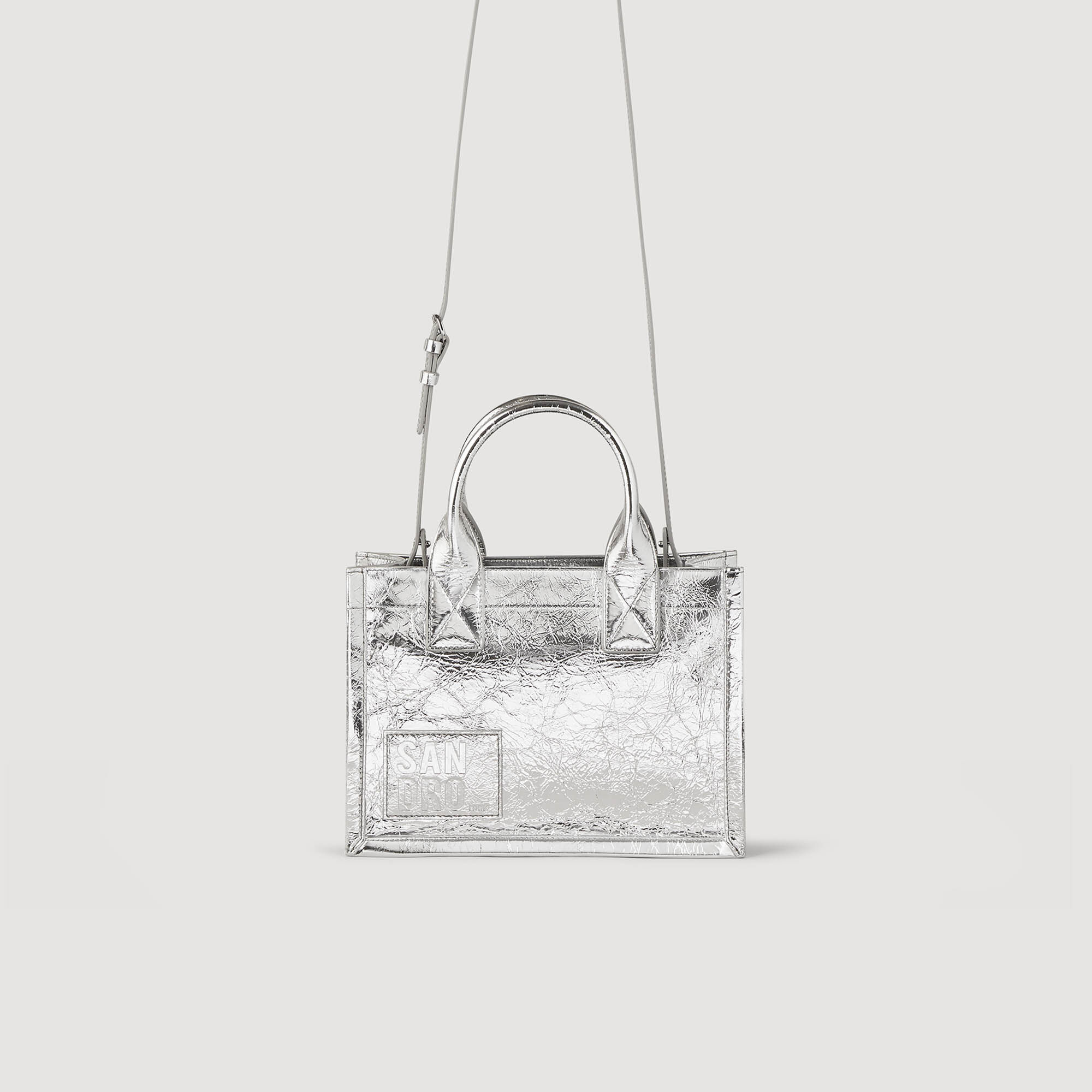 Metallic tote outlet