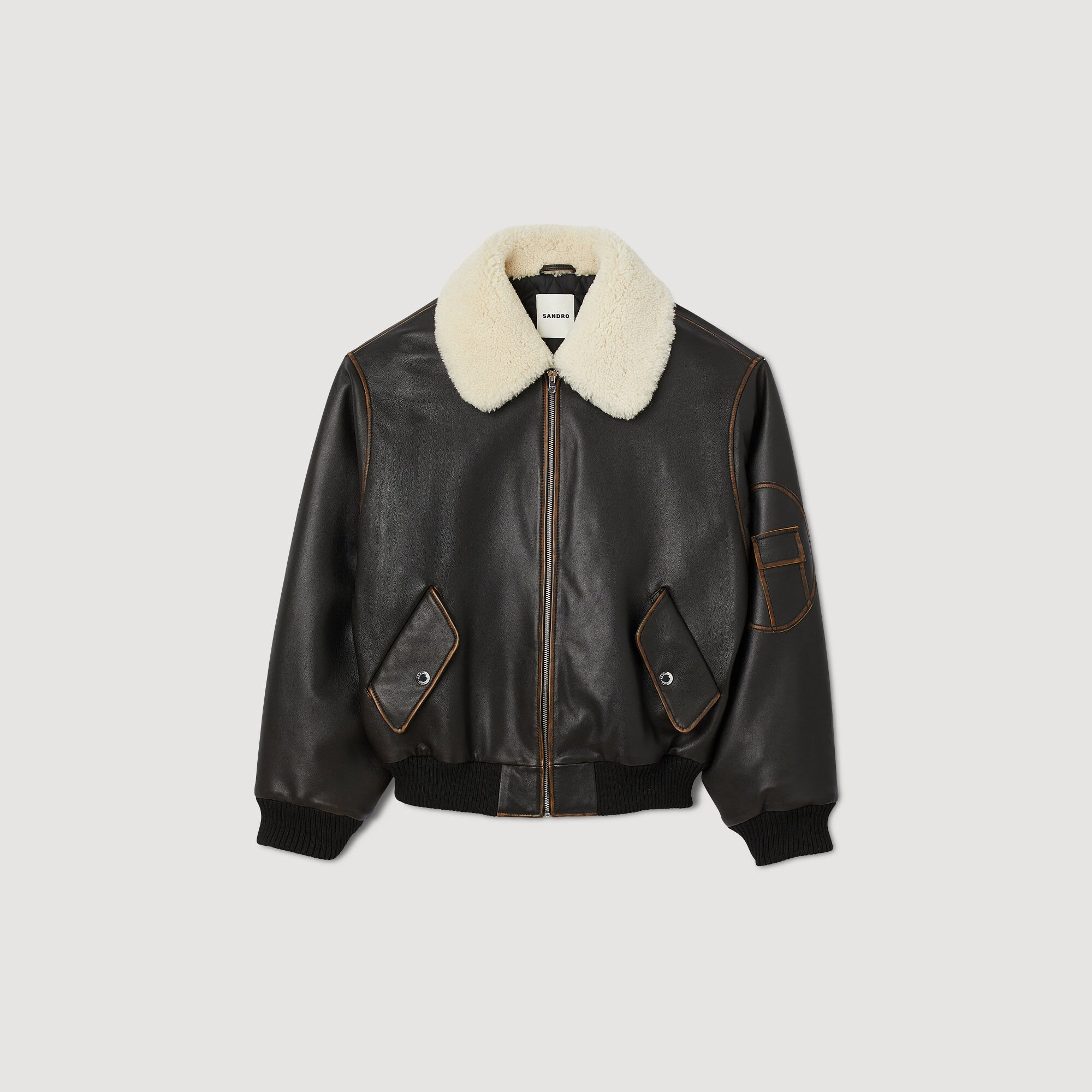 Cheap leather bomber best sale jackets