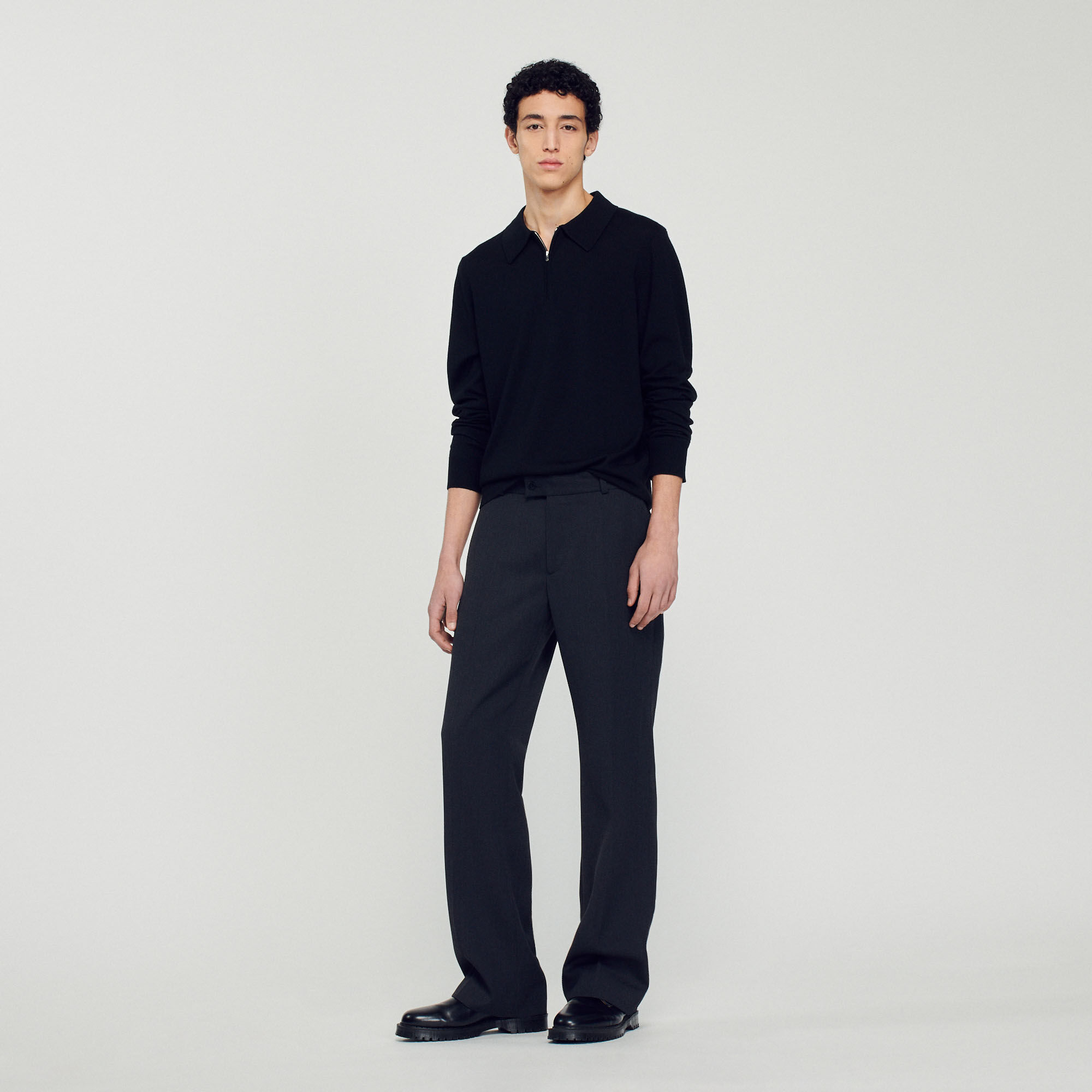 Mens knitted polo discount jumpers