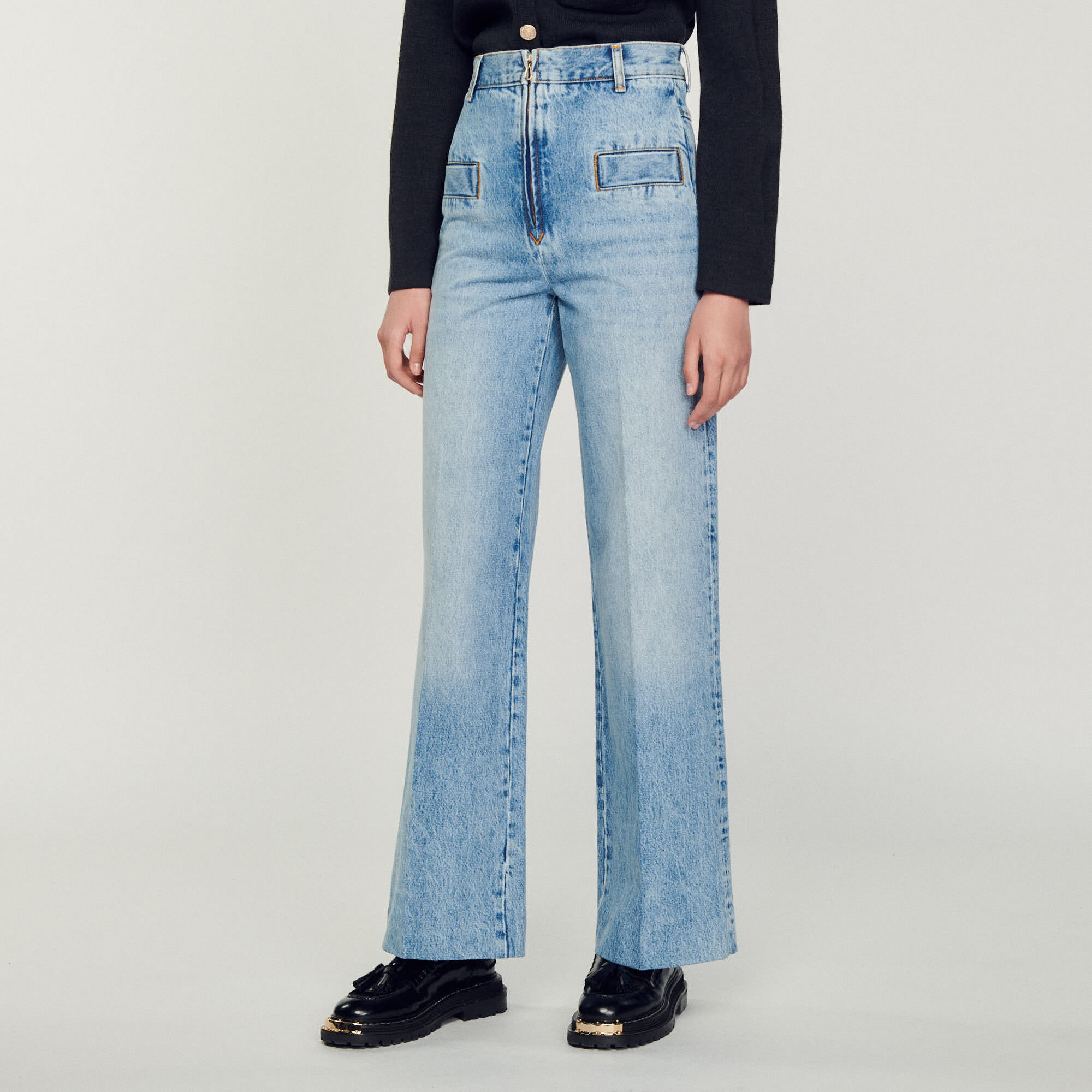 Jean clearance wide femme