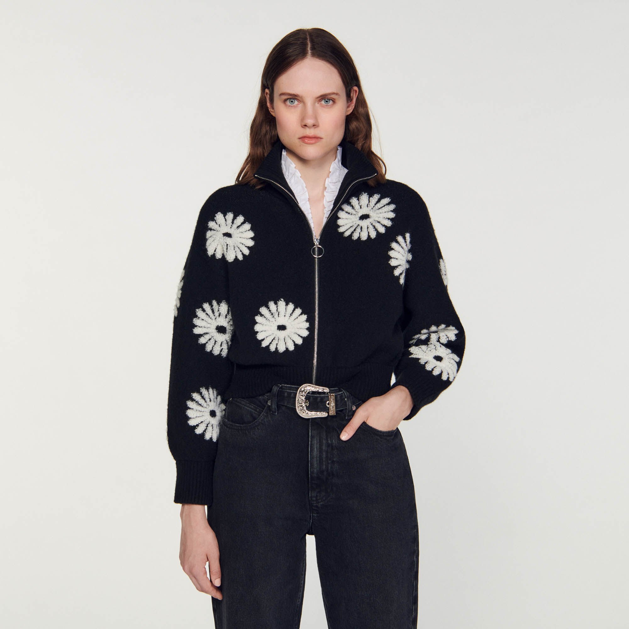 Cardigan sandro cheap