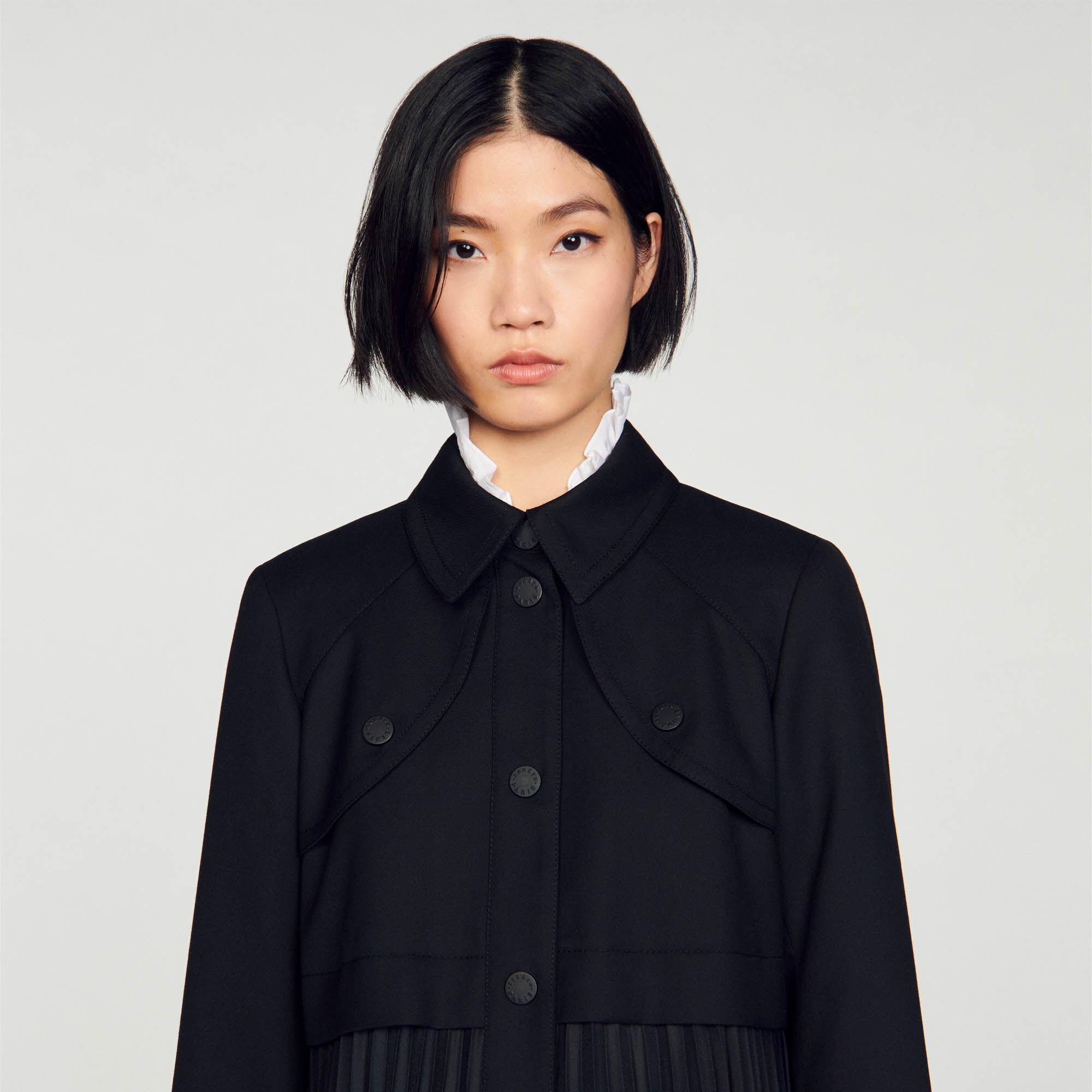 Trench coat sandro outlet femme