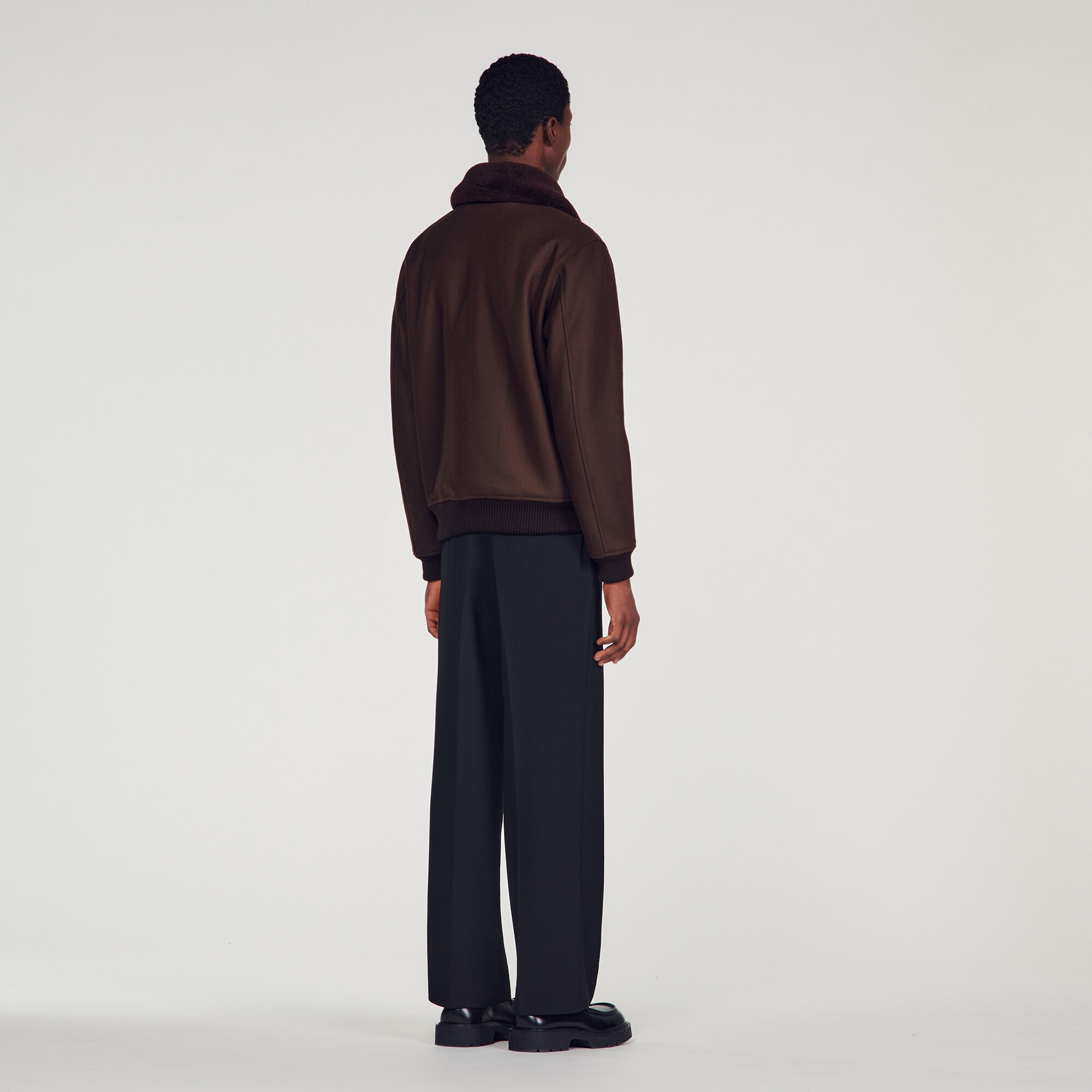 Veste aviateur sandro discount