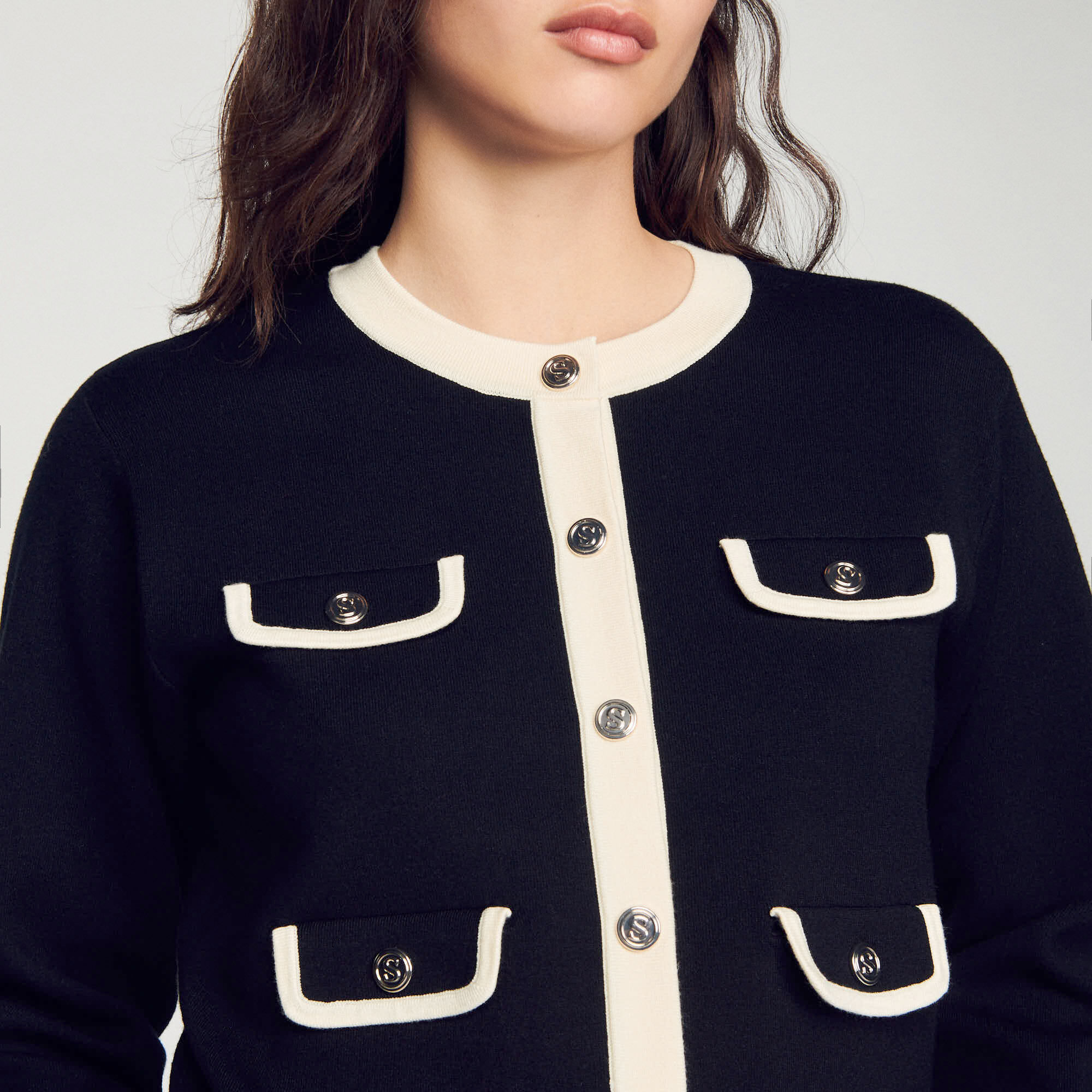 Cardigan sandro sale