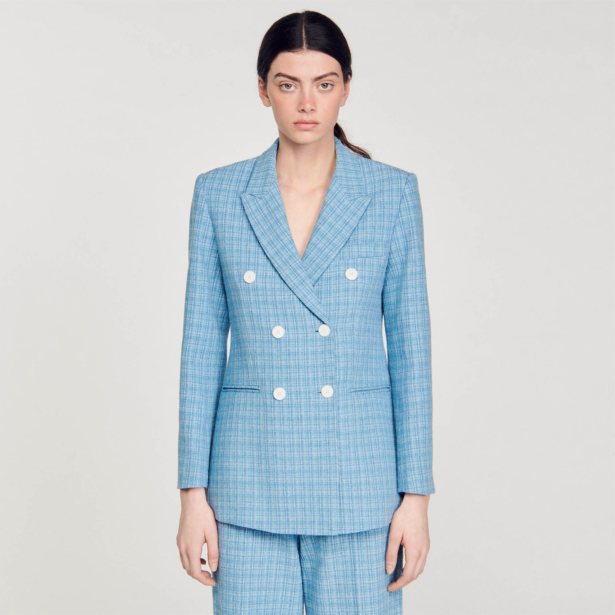 Tweed suit jacket SFPVE00982 Blazers Jackets Sandro Paris