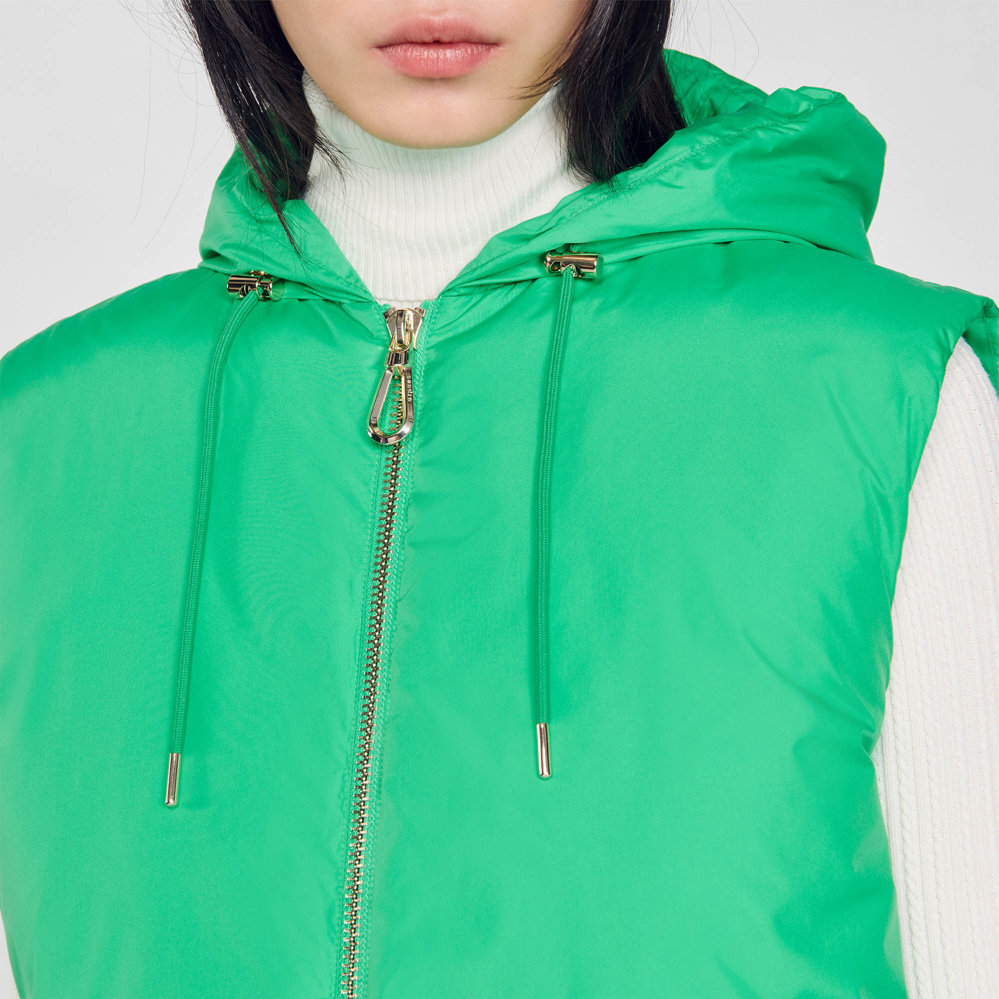 Sleeveless discount rain jacket