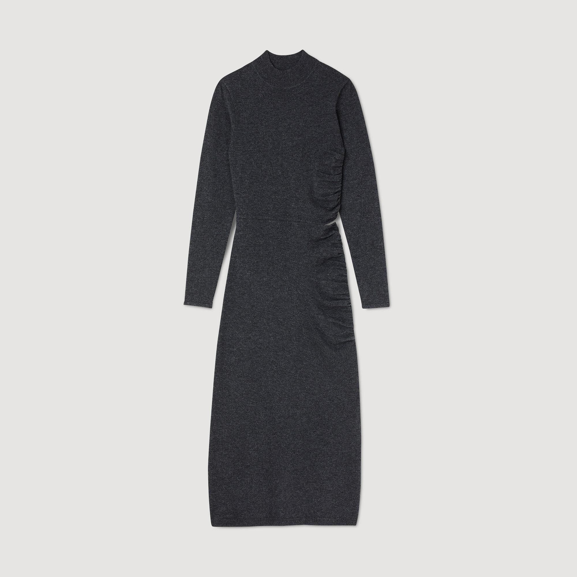 Long sleeve jersey knit maxi dress sales