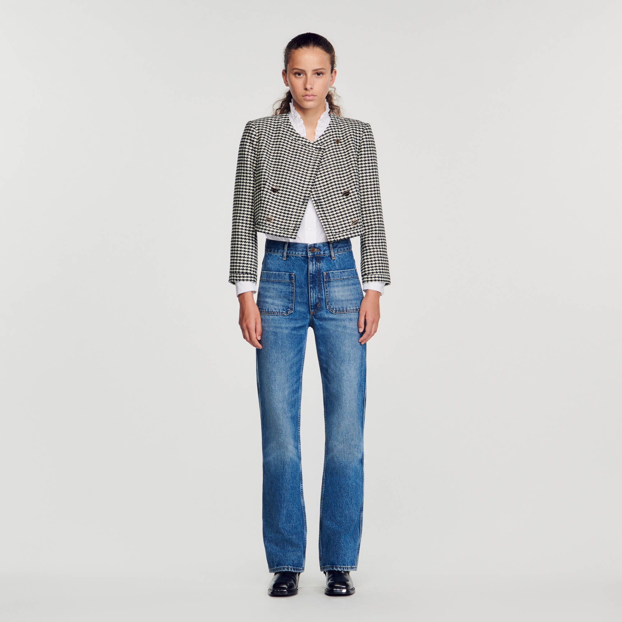 Houndstooth jacket new arrivals womens uk