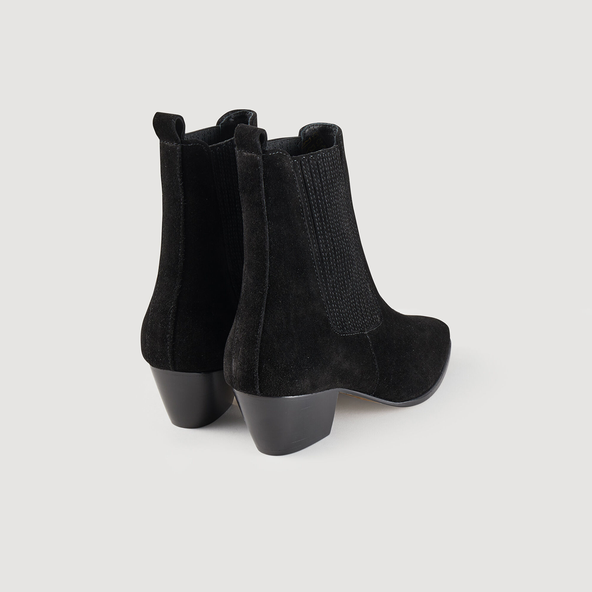 Sandro suede ankle boots 2025