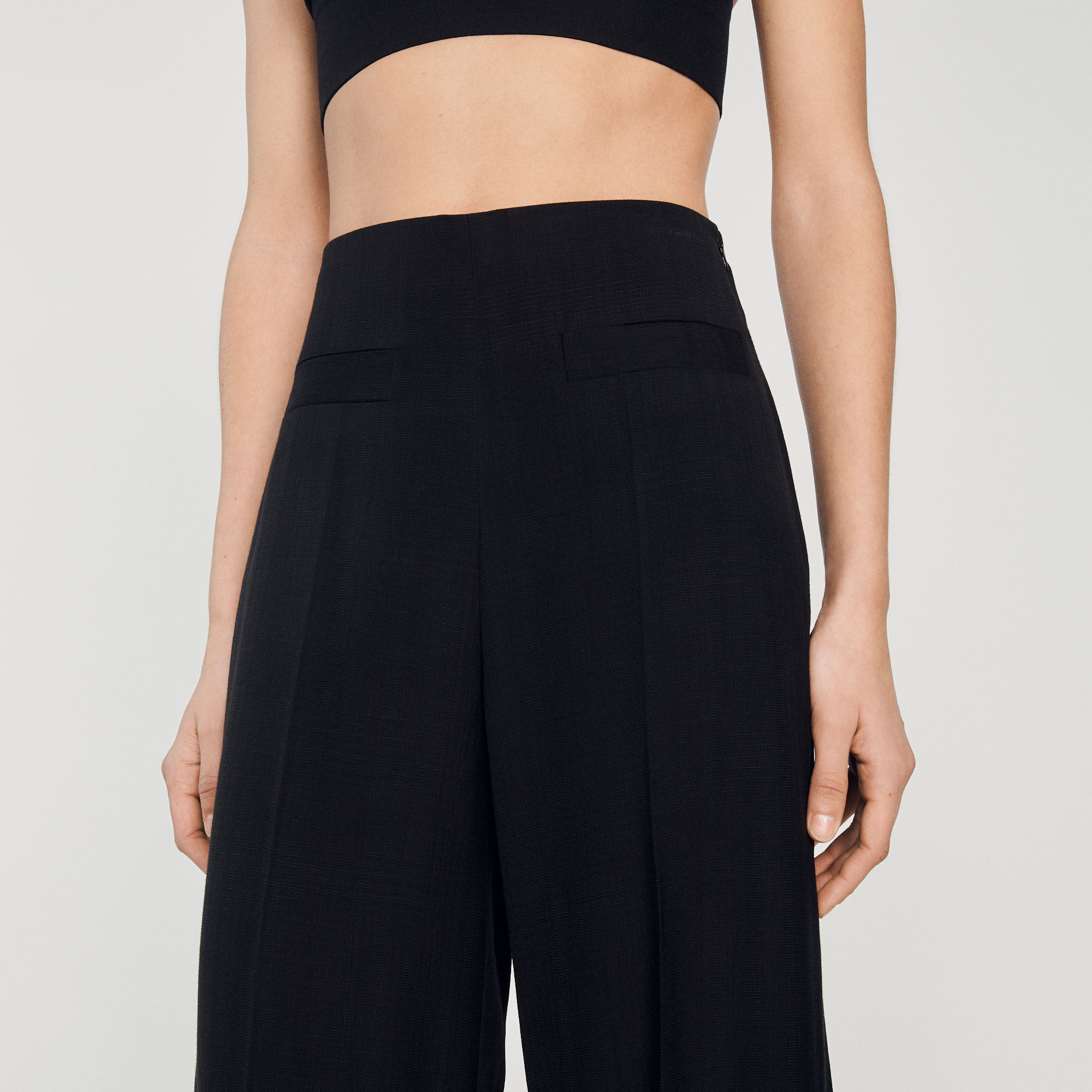 Sandro high waisted best sale pants