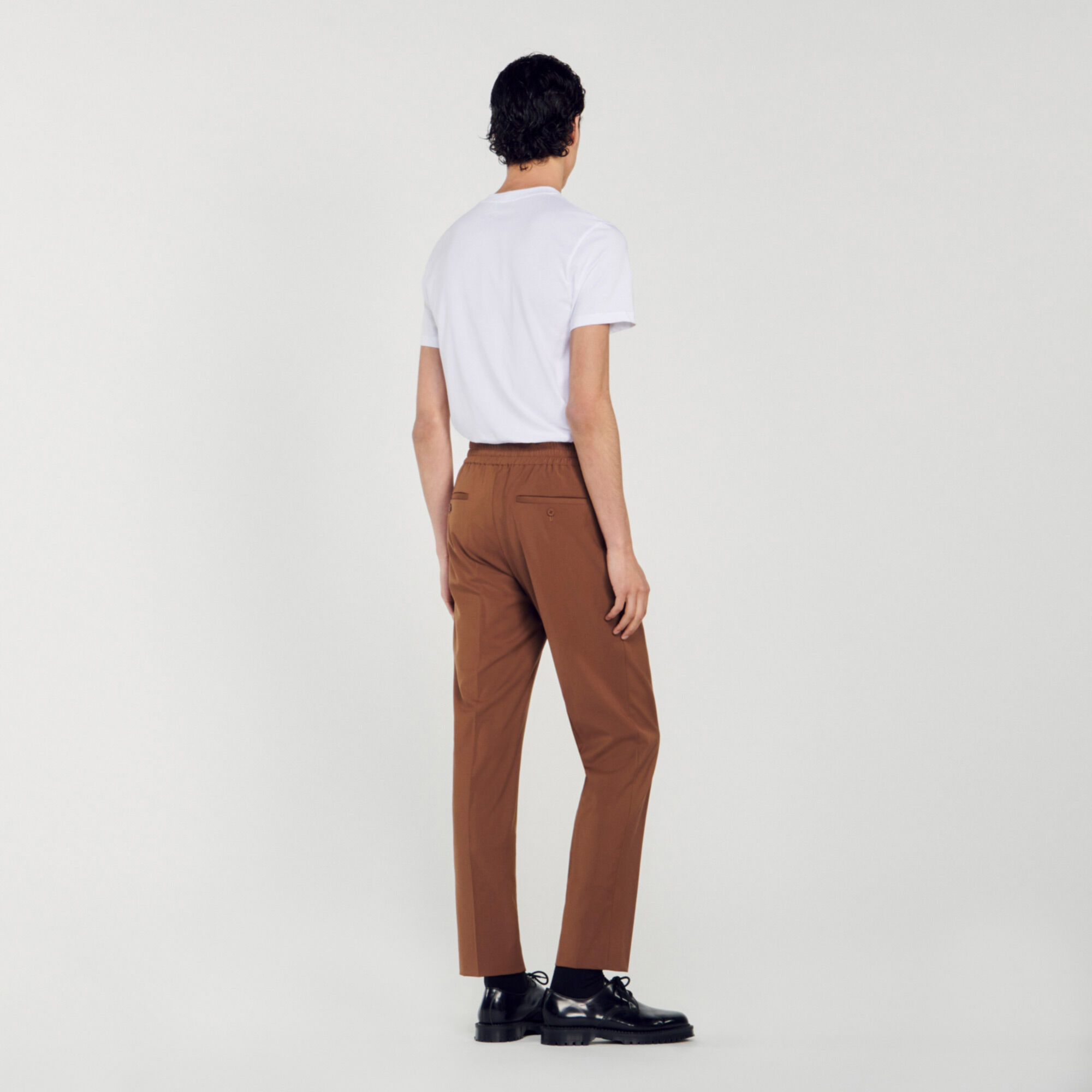Elasticated straight leg trousers SHPPA01144 Pants Shorts