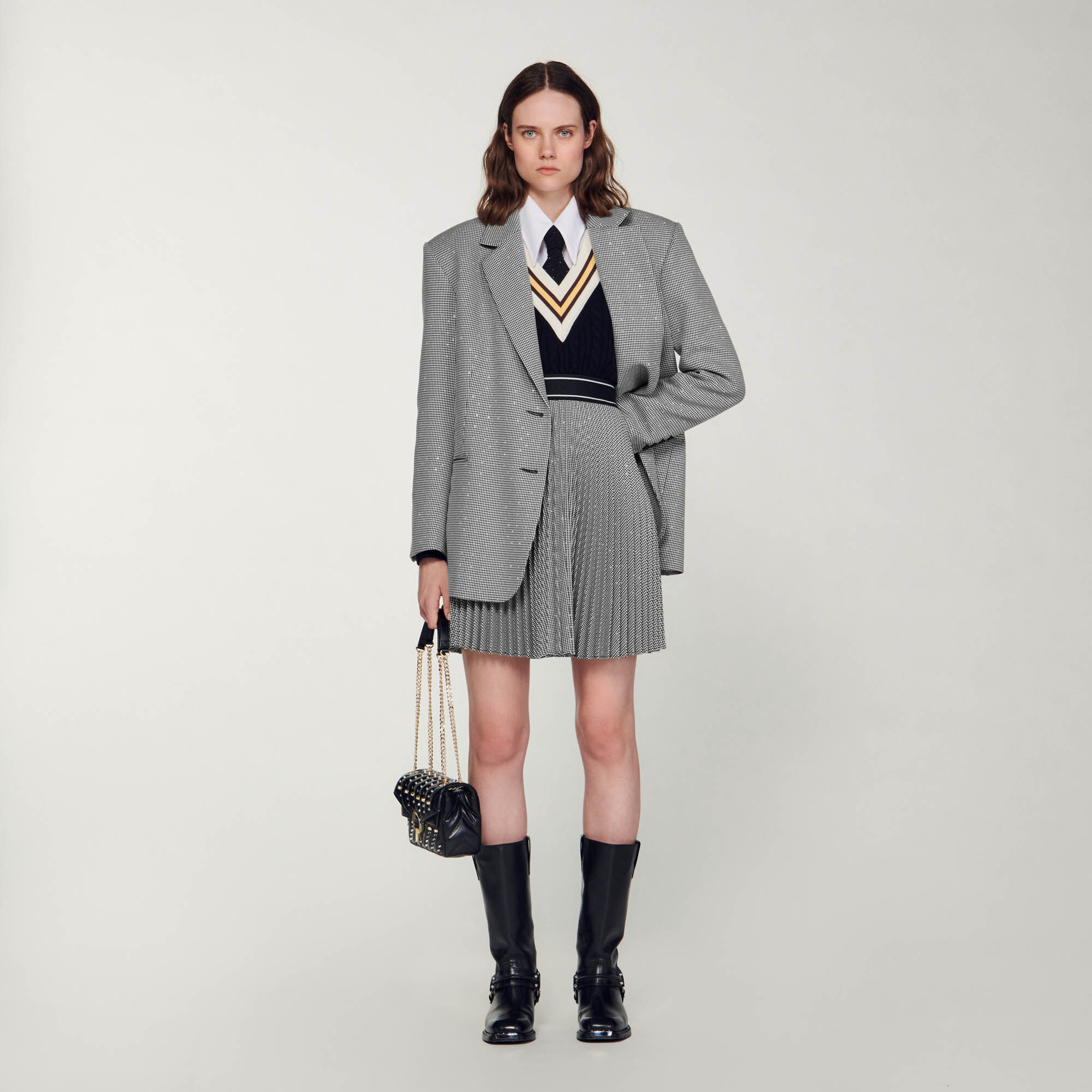Short pleated sales skirts uk