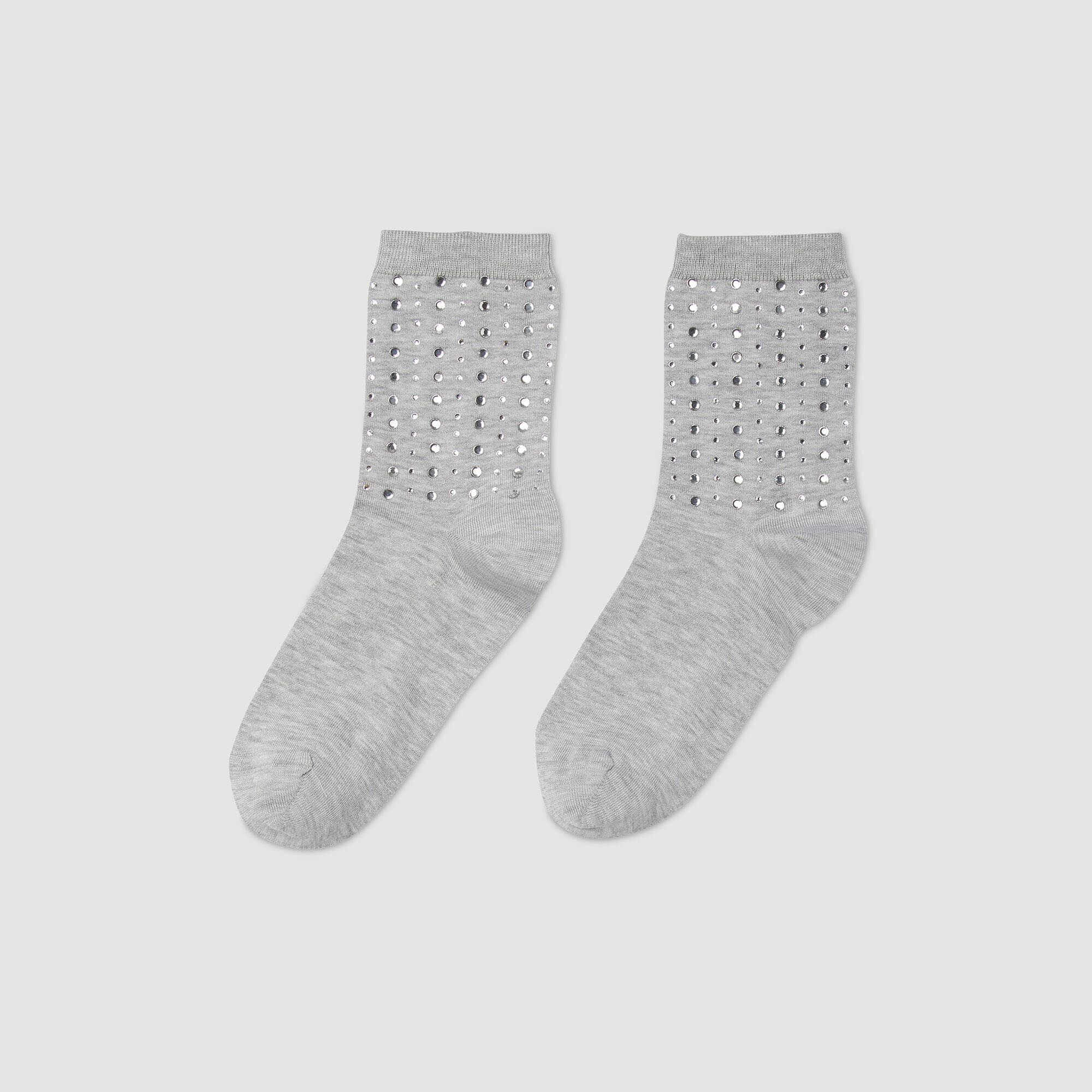 Sock sneaker cheap with rhinestones
