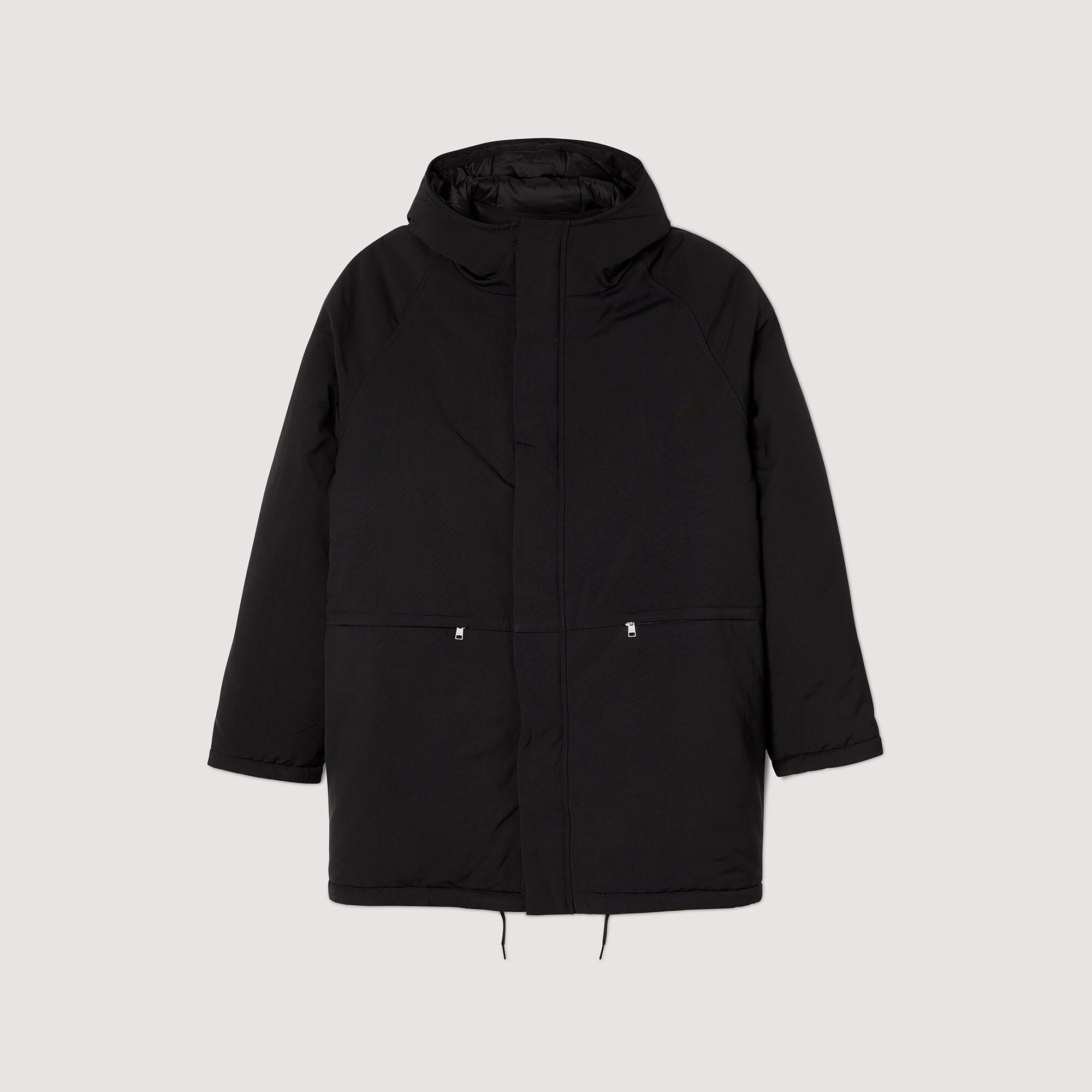 Fabric tech parka mens store