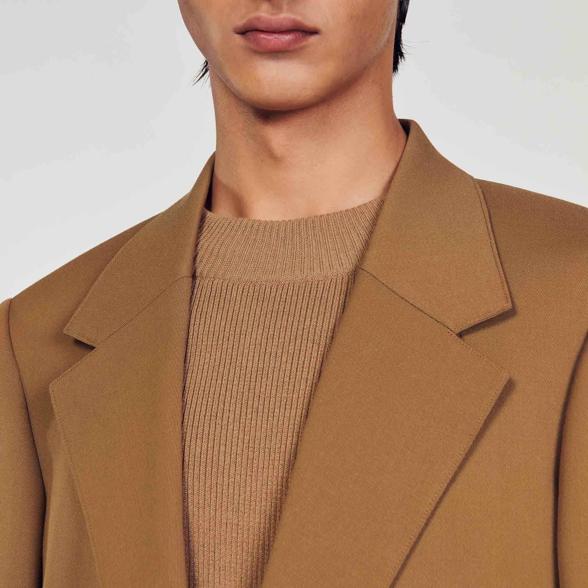 Manteau camel sandro sales