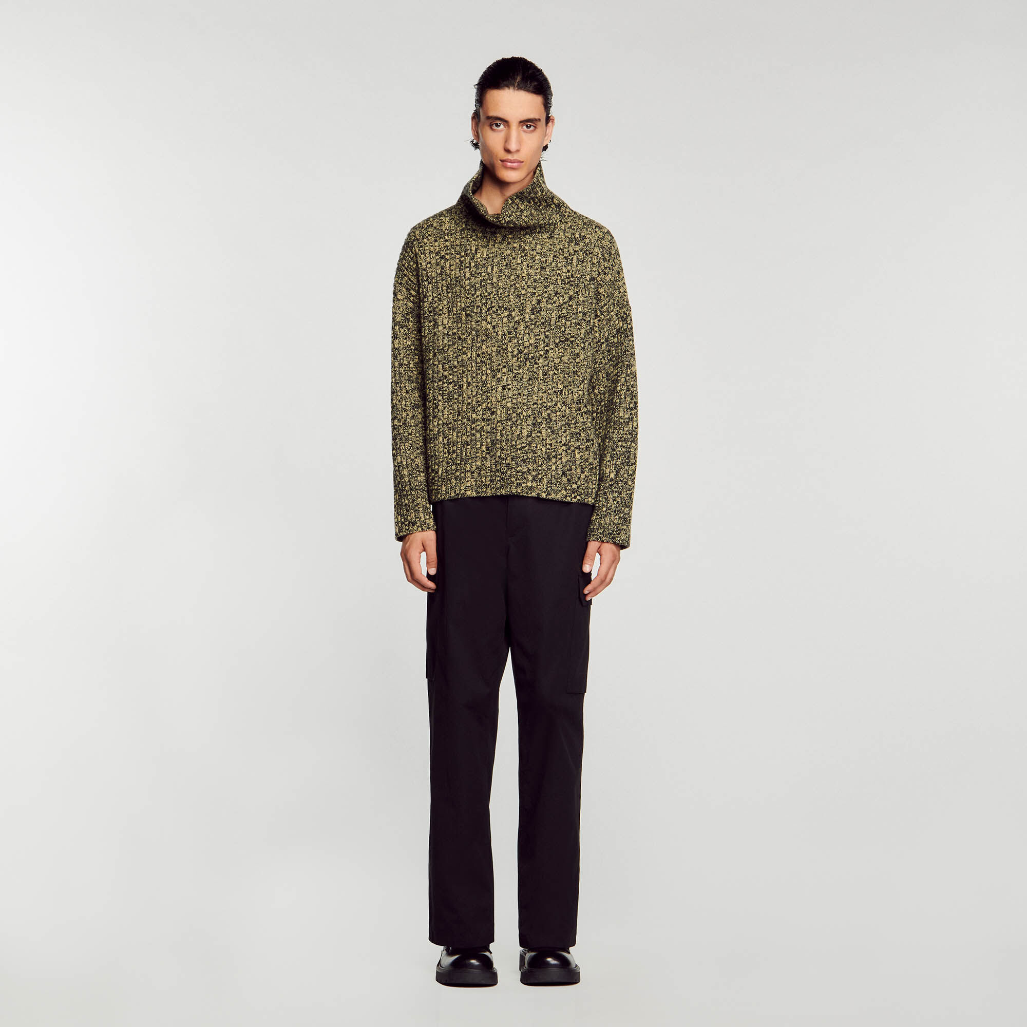 Oversized knit jumper SHPTR00498 Wool sweaters Sandro Paris