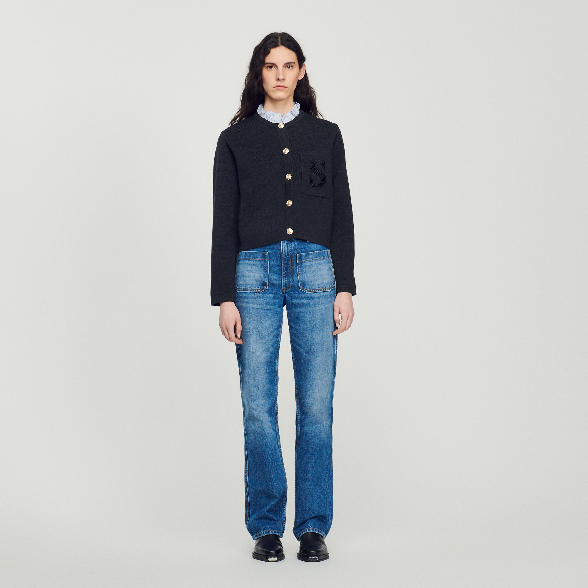 Cardigan sandro hot sale