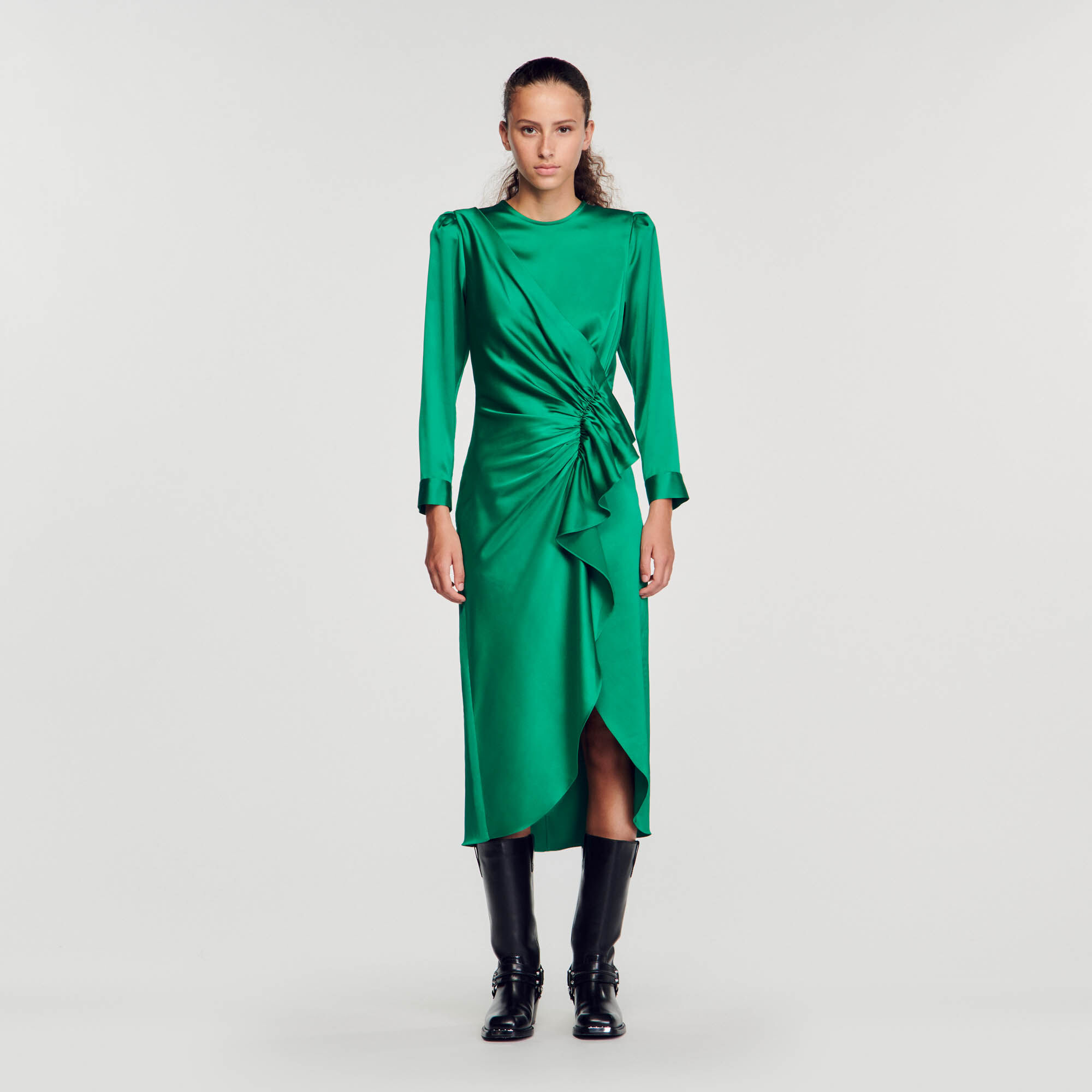 Green sandro dress hotsell