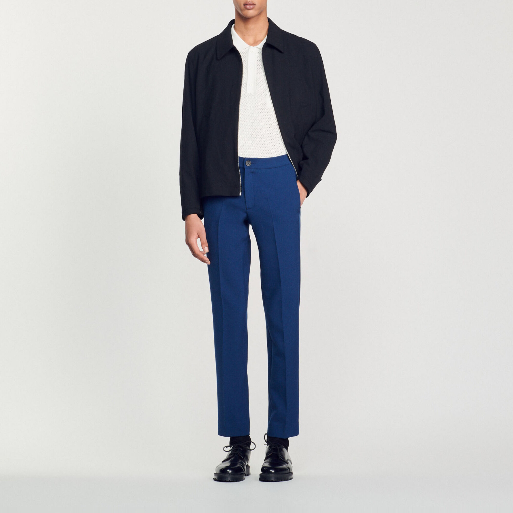 MENS LINEN BLEND RELAXED TROUSERS  UNIQLO IN