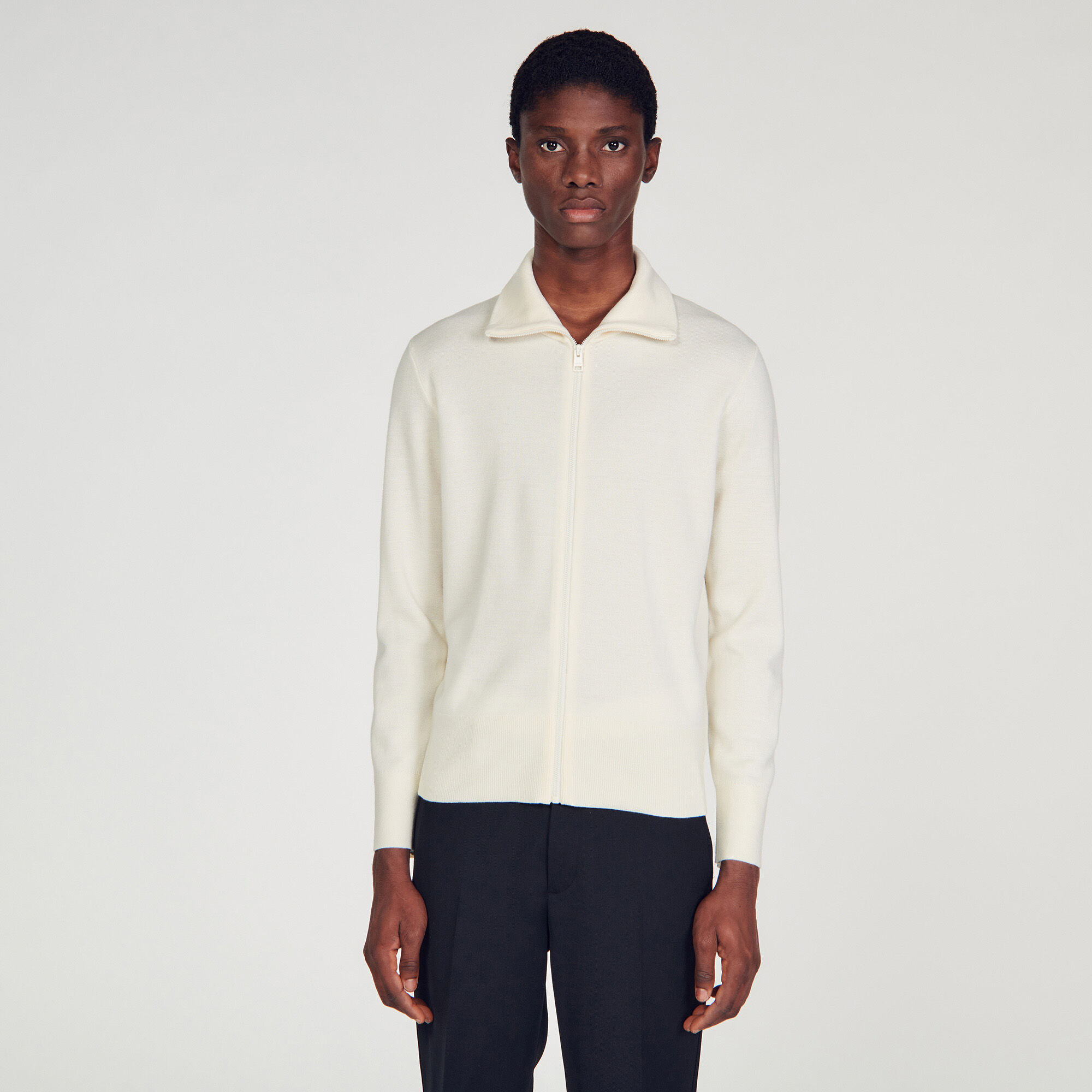 Wool button up new arrivals sweater