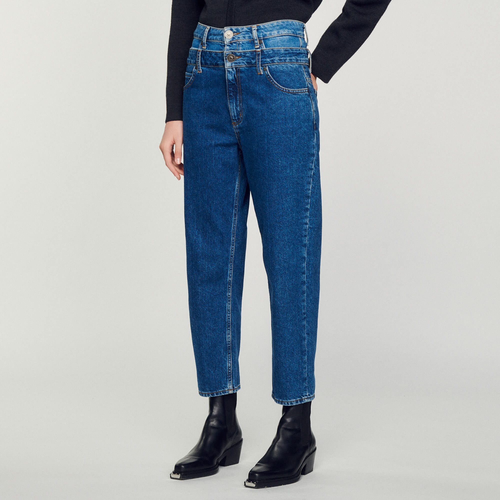 Jeans mom femme discount zara