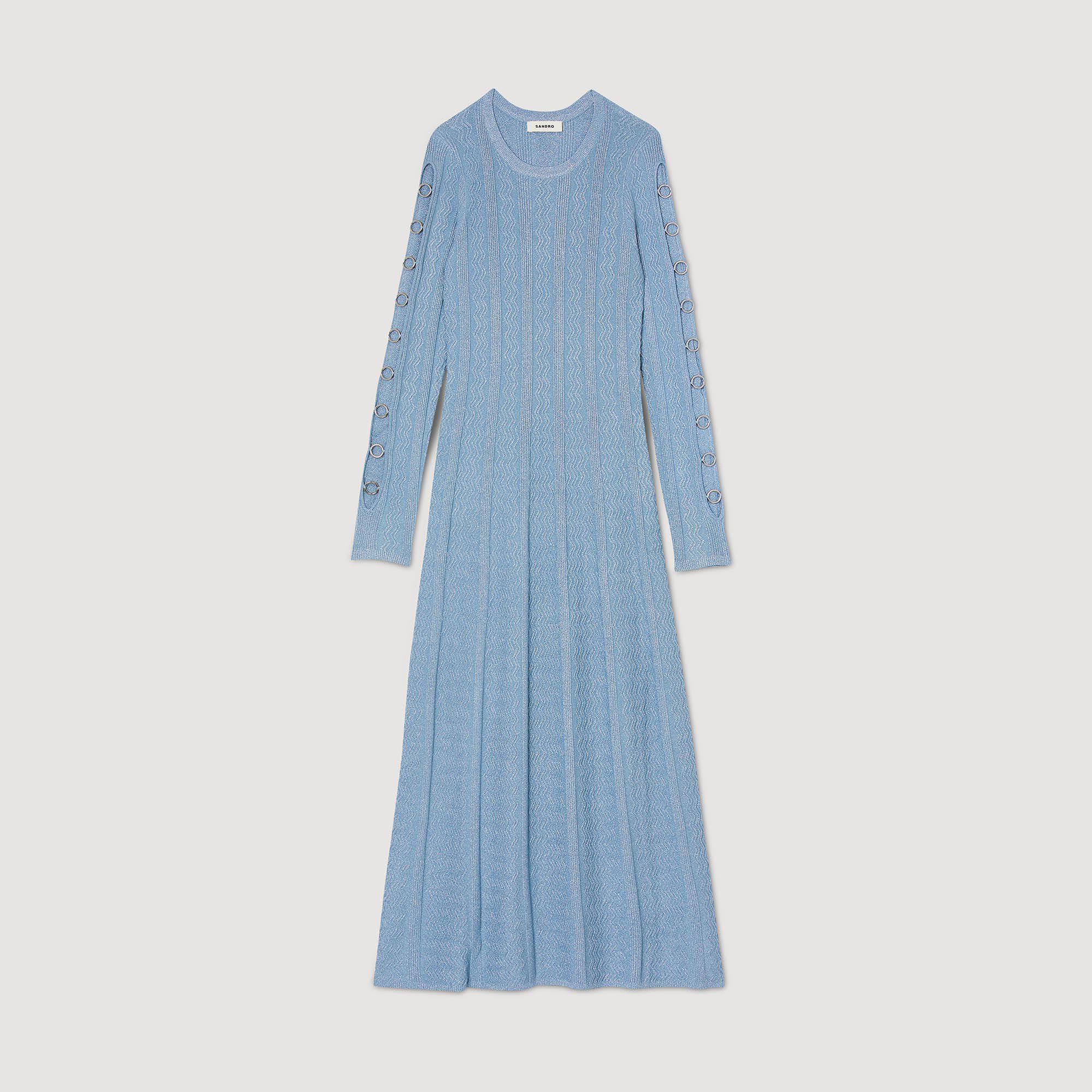 Long knitted dress on sale zara
