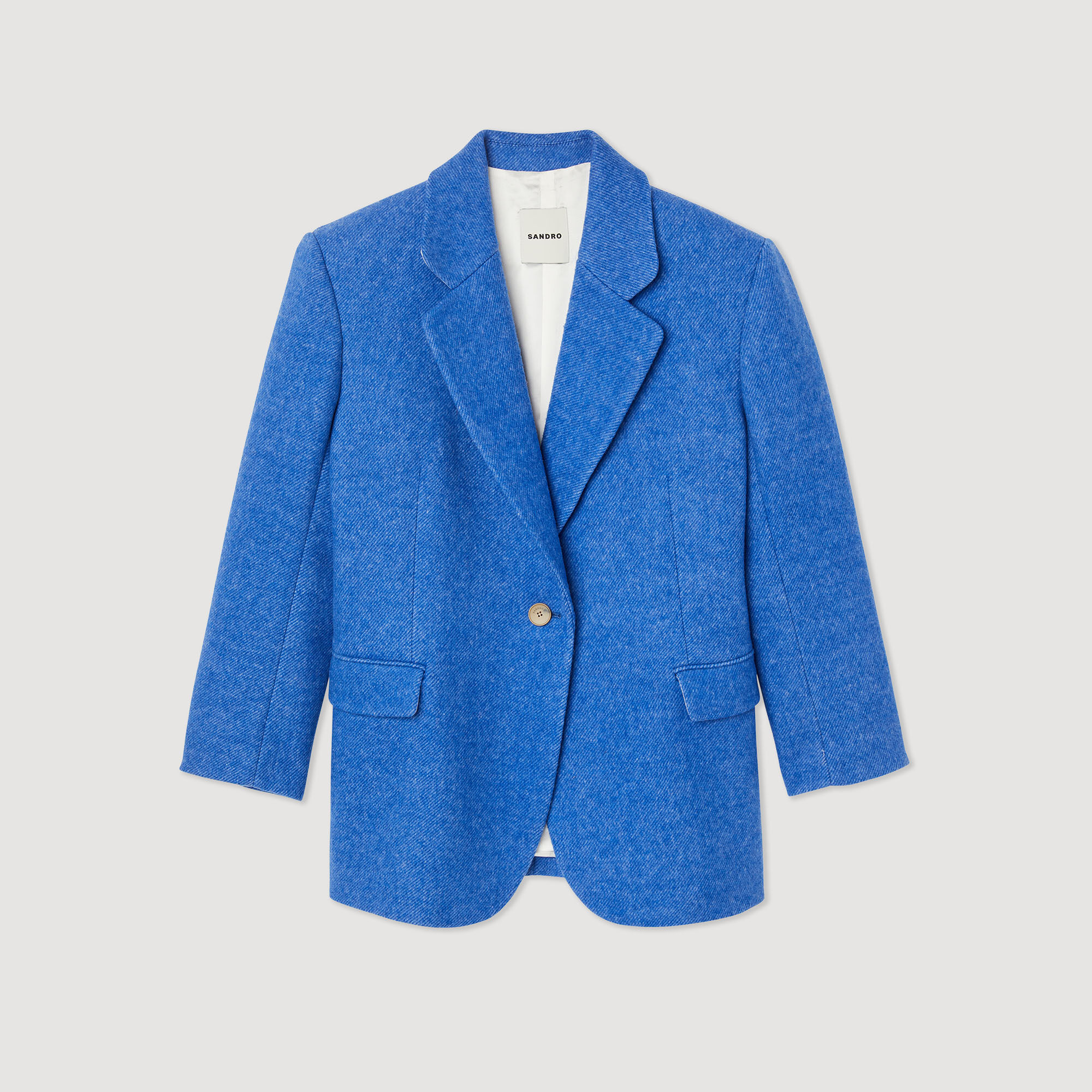 Sandro blue blazer clearance