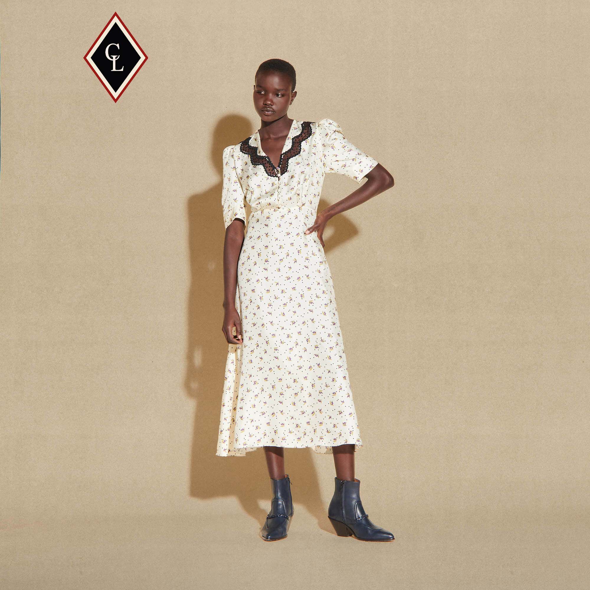 robe longue sandro