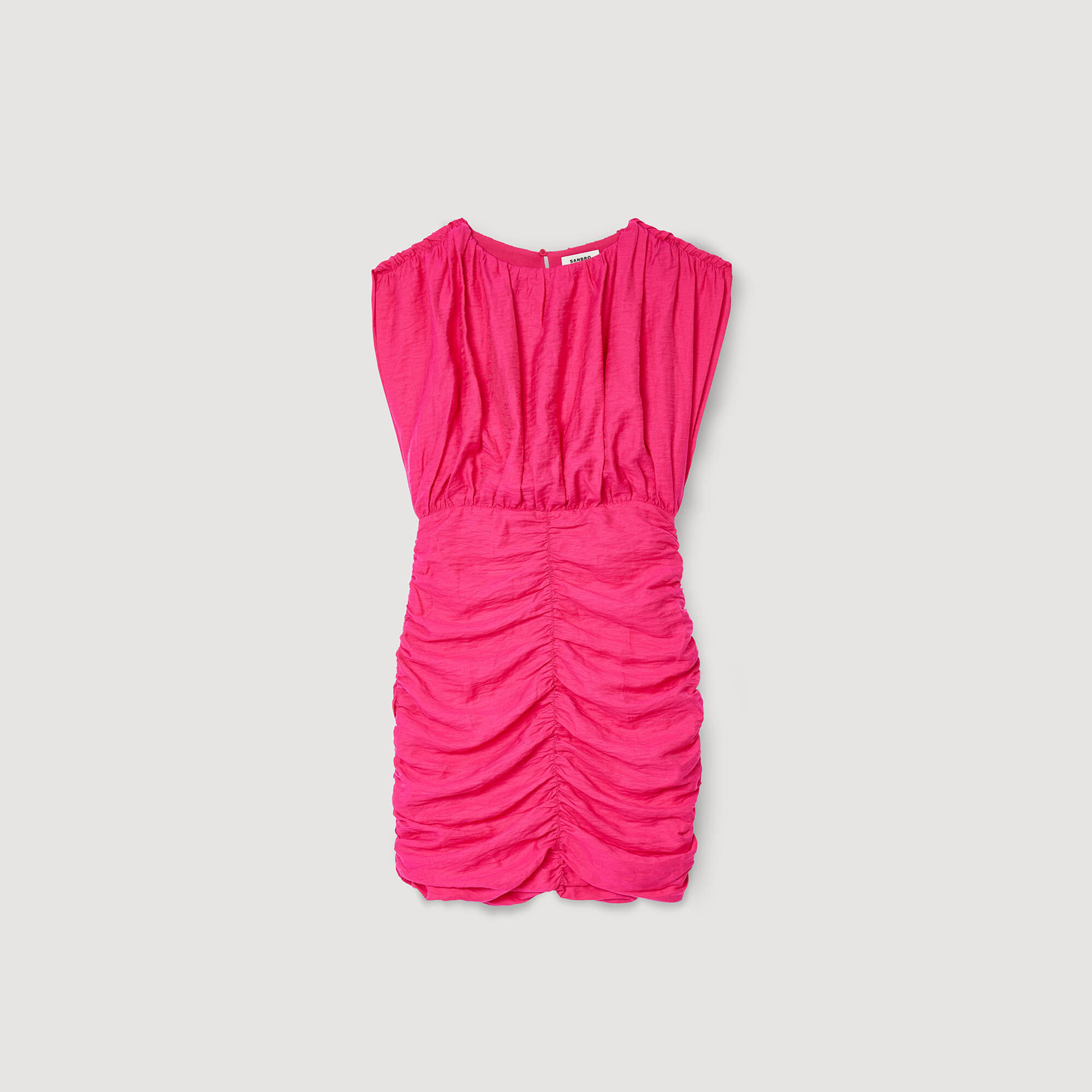 Short draped dress online