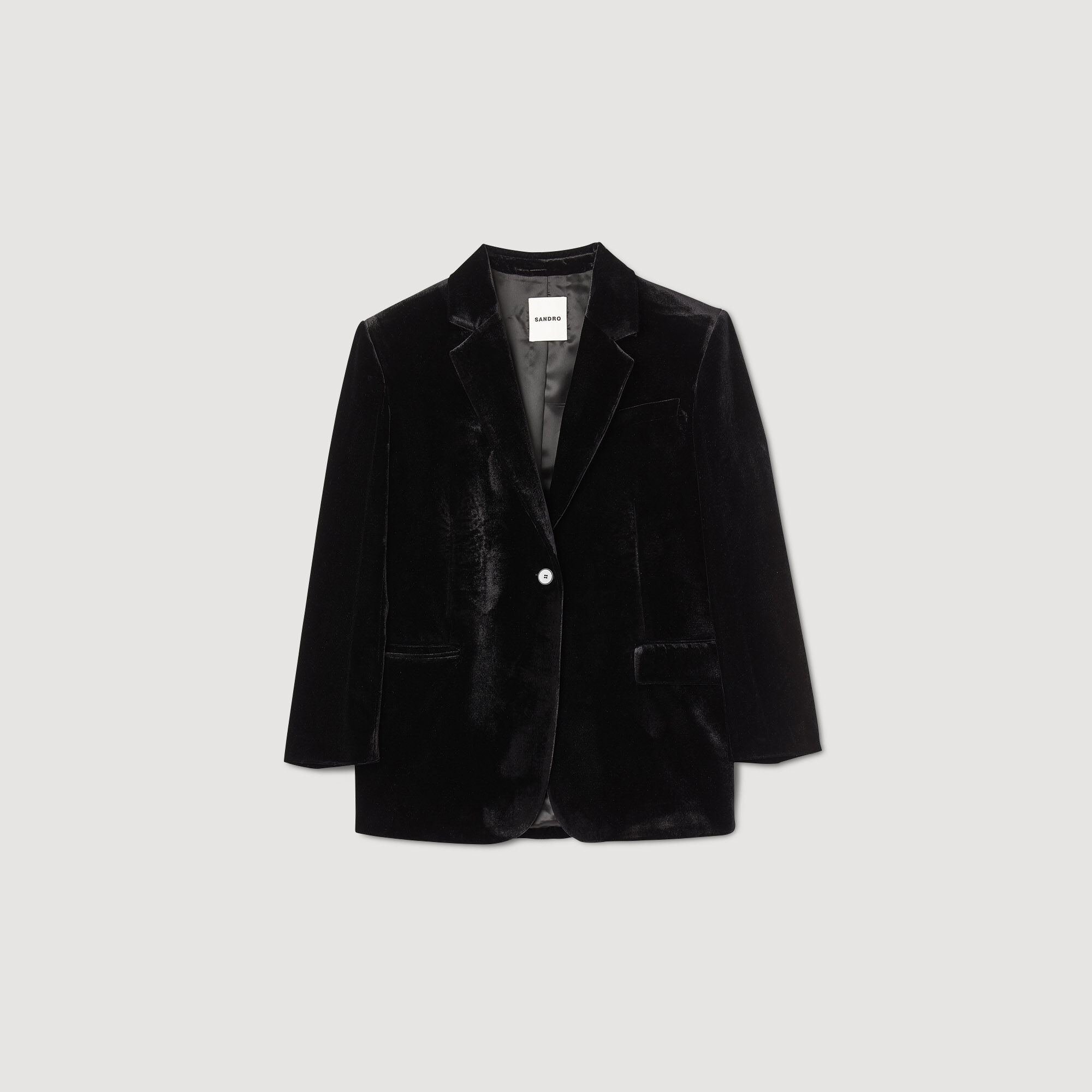 Velvet suit jacket SFPVE00924 Blazers Jackets Sandro Paris