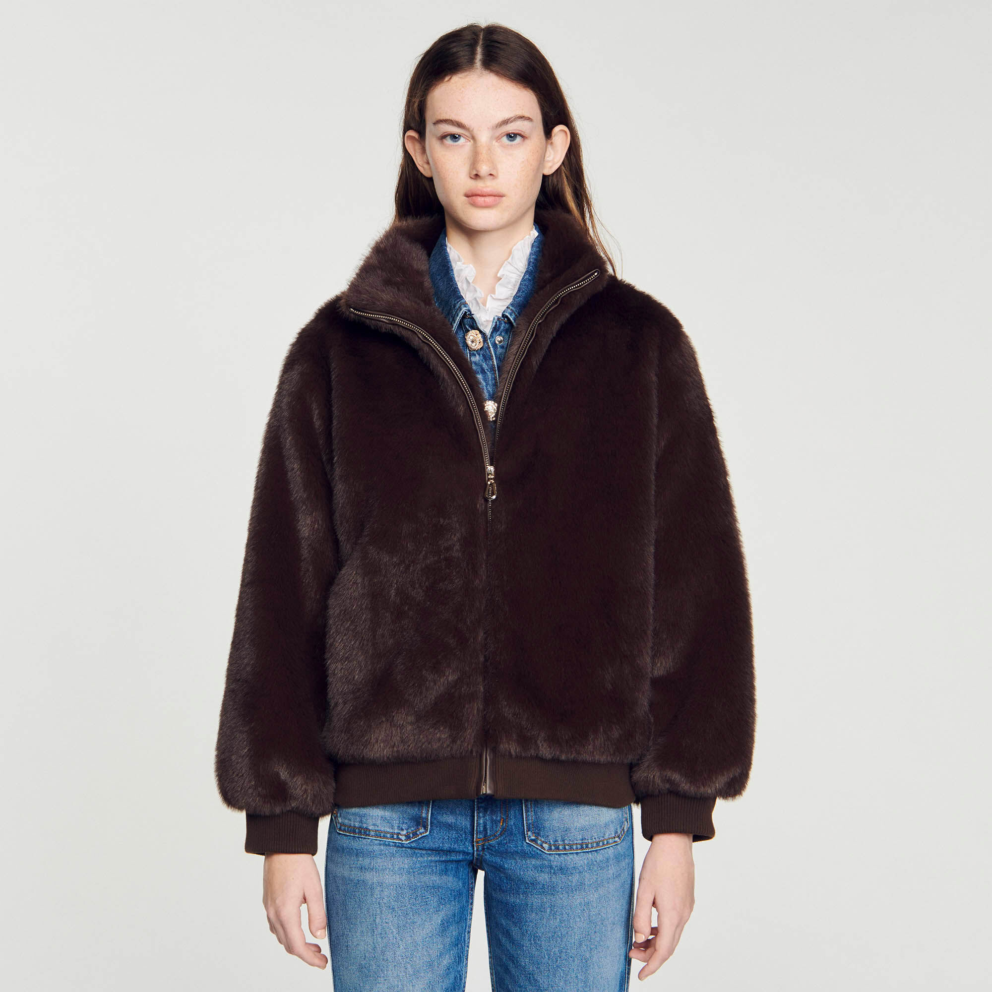 Sandro fausse fourrure store
