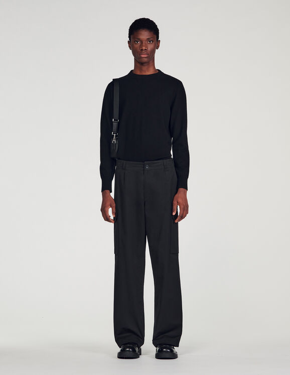 Cargo trousers SHPPA01193 Black - Pants & Shorts | Sandro Paris
