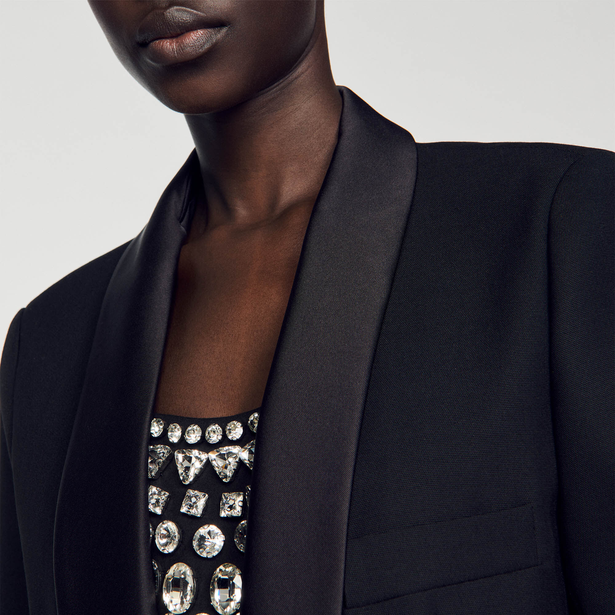 Tuxedo jacket SFPVE00880 Blazers Jackets Sandro Paris