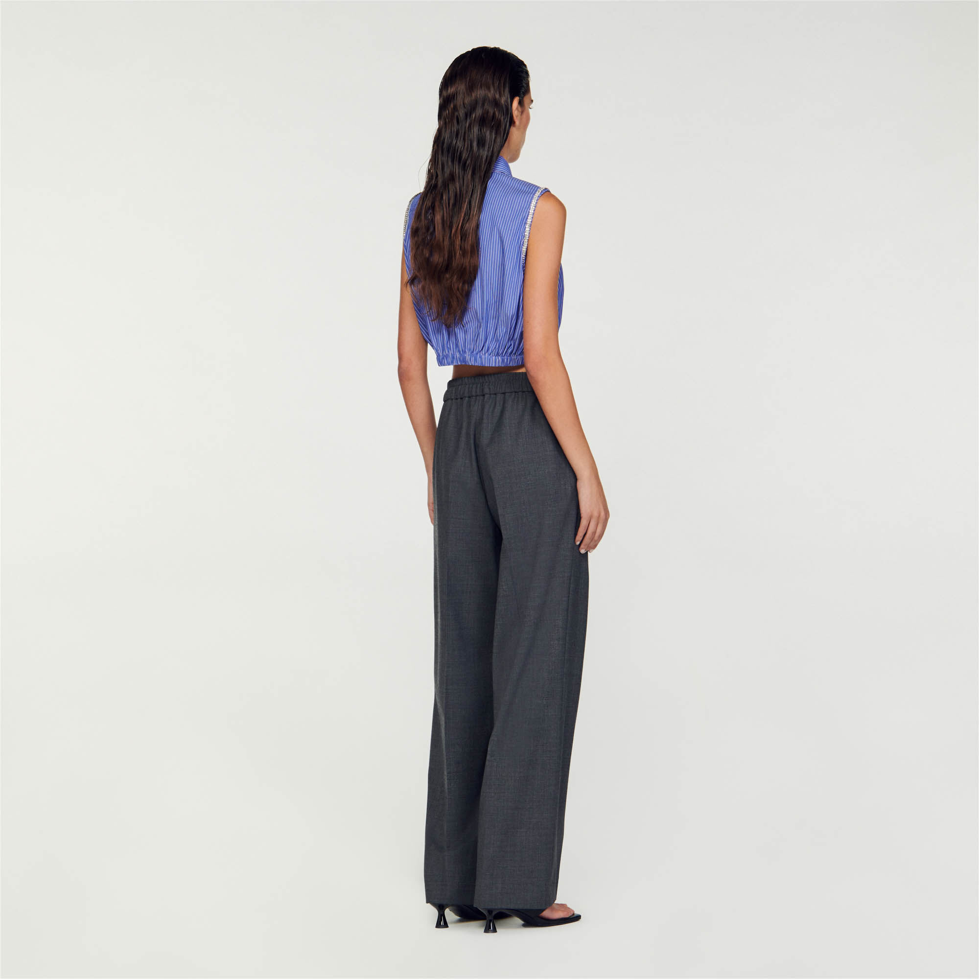 Pantalon sandro femme best sale