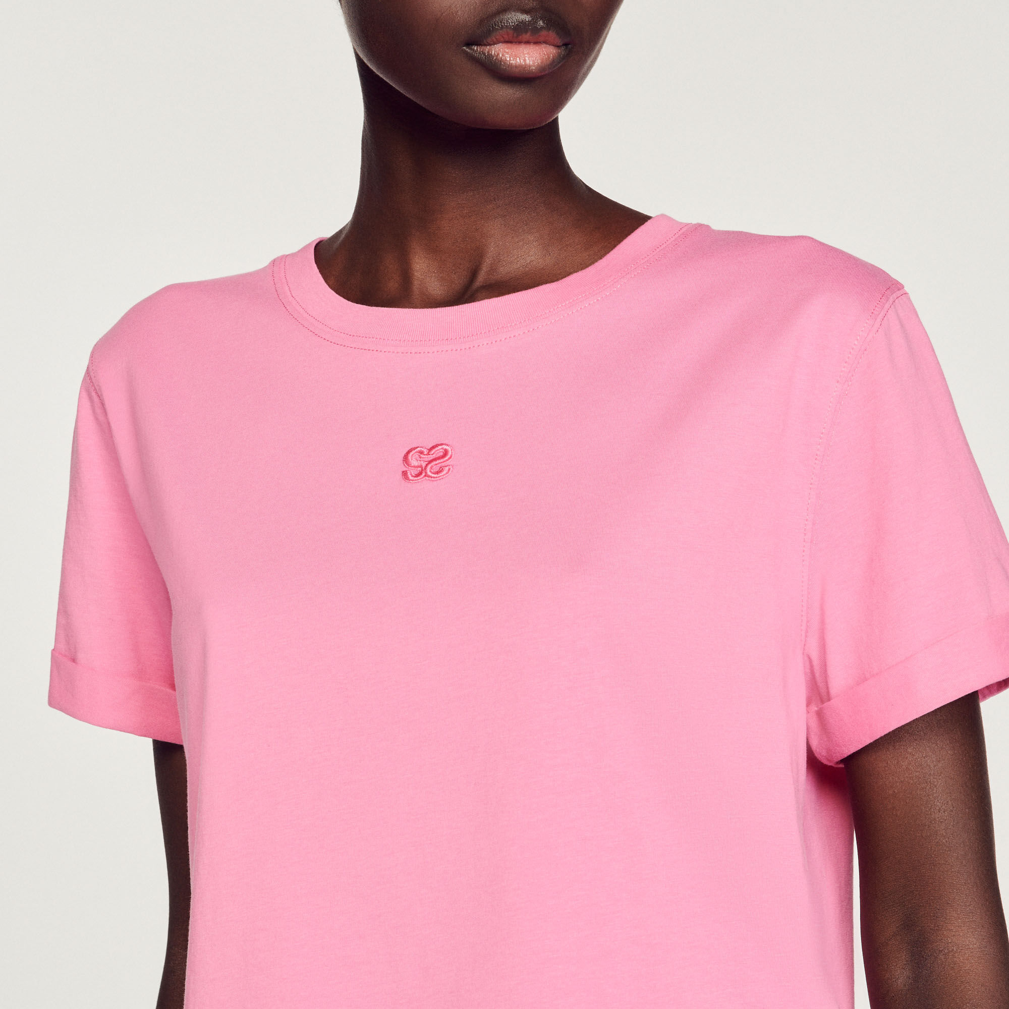 t shirt rose femme