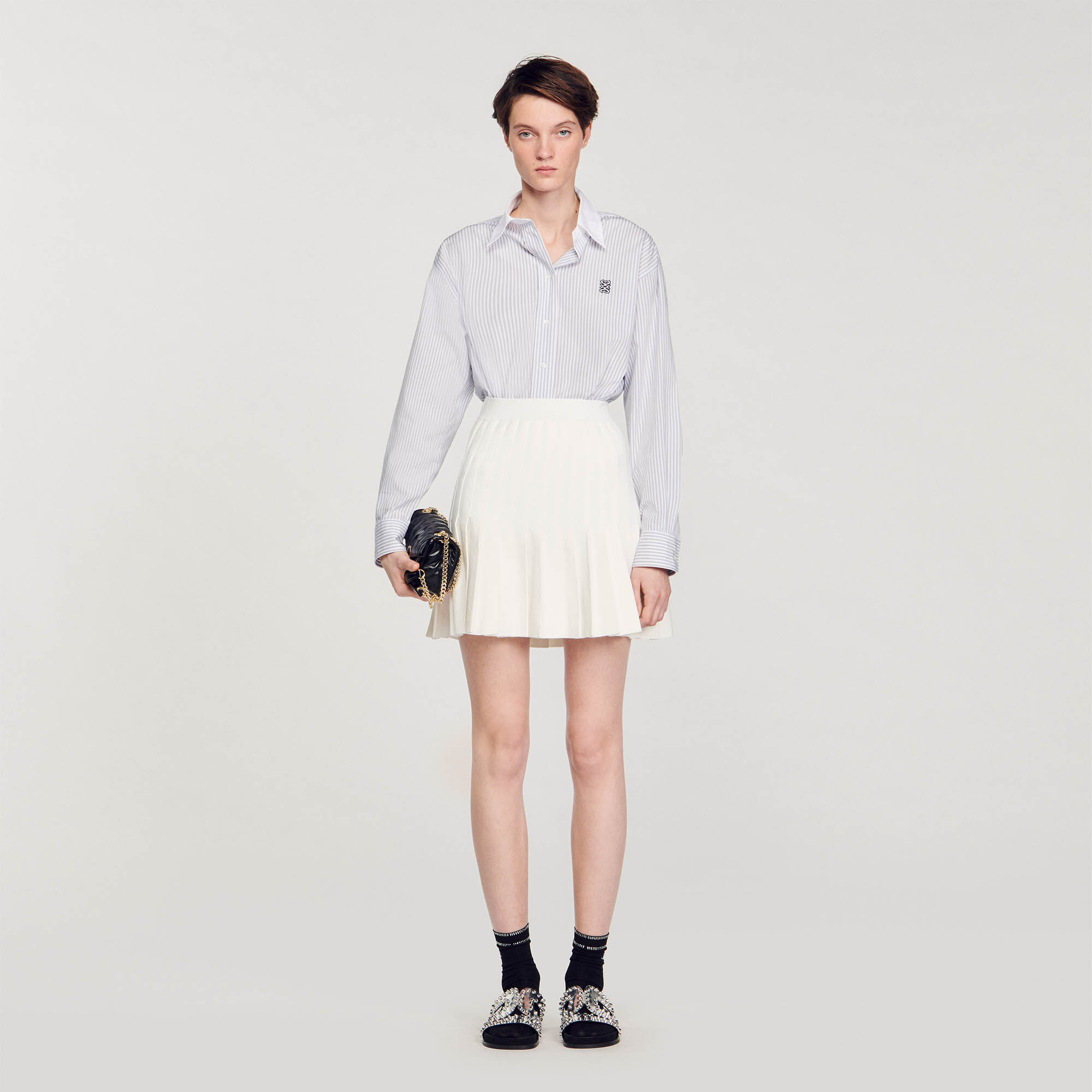Jupe en jean sales sandro