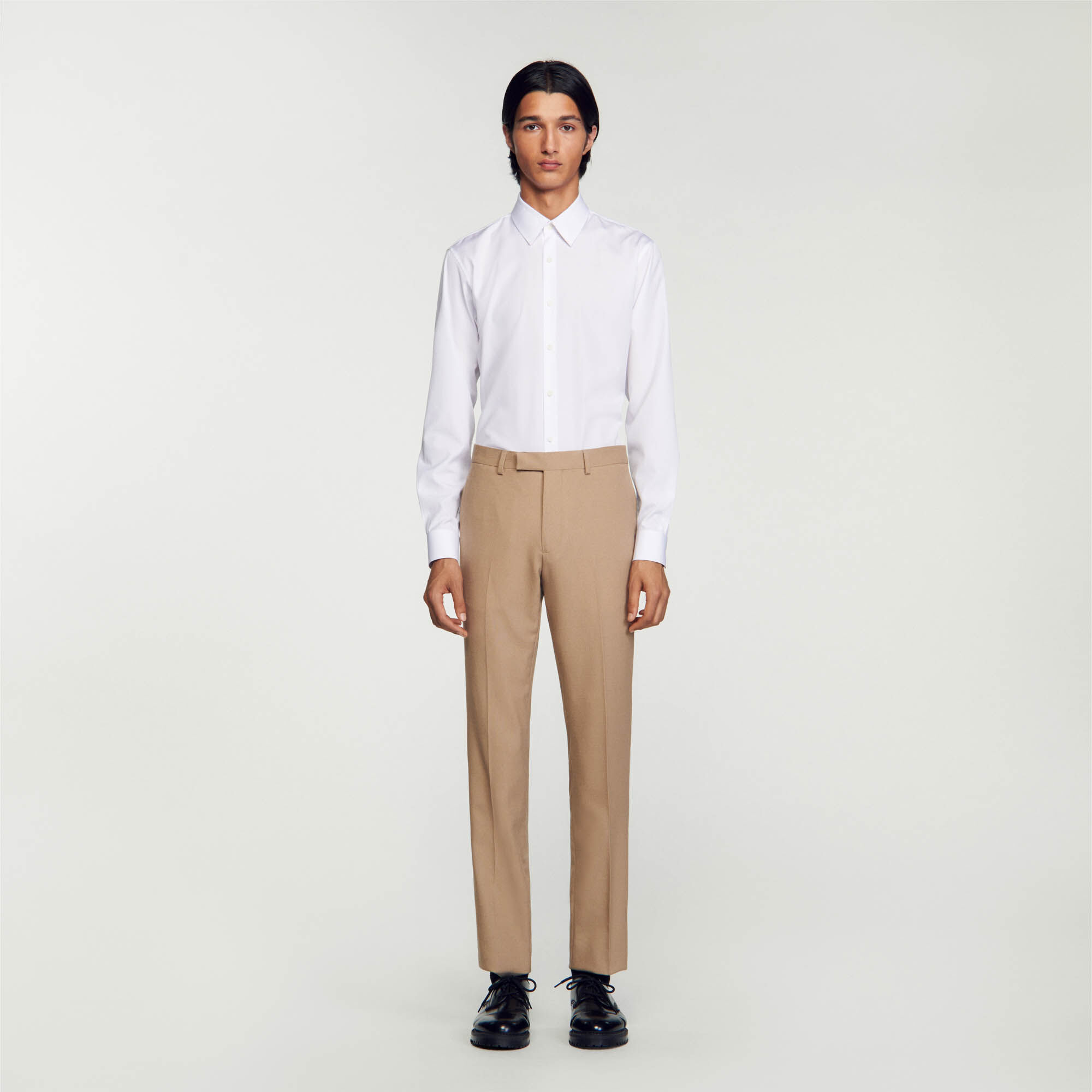 Men's beige trousers discount uk