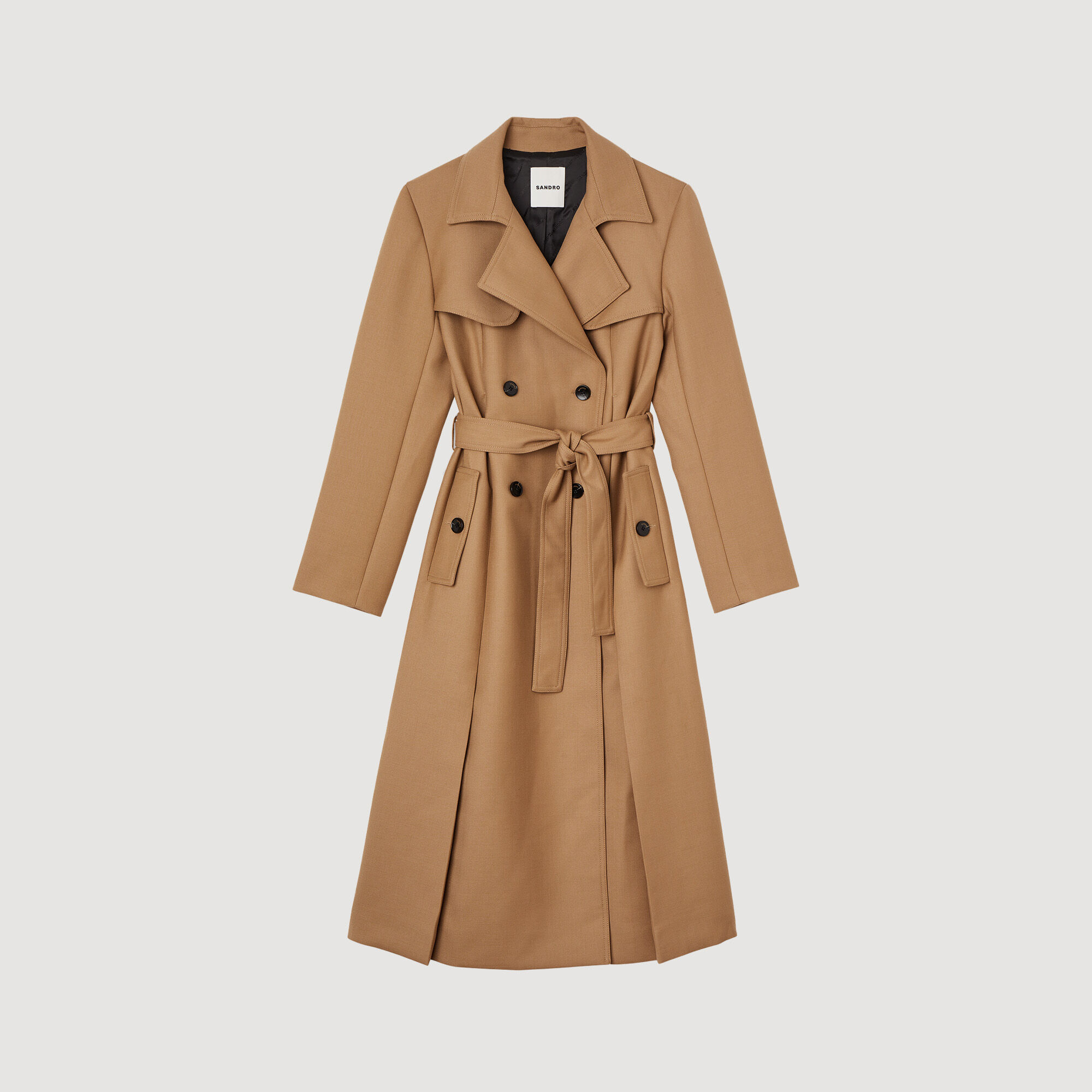 Manteau trench online long femme