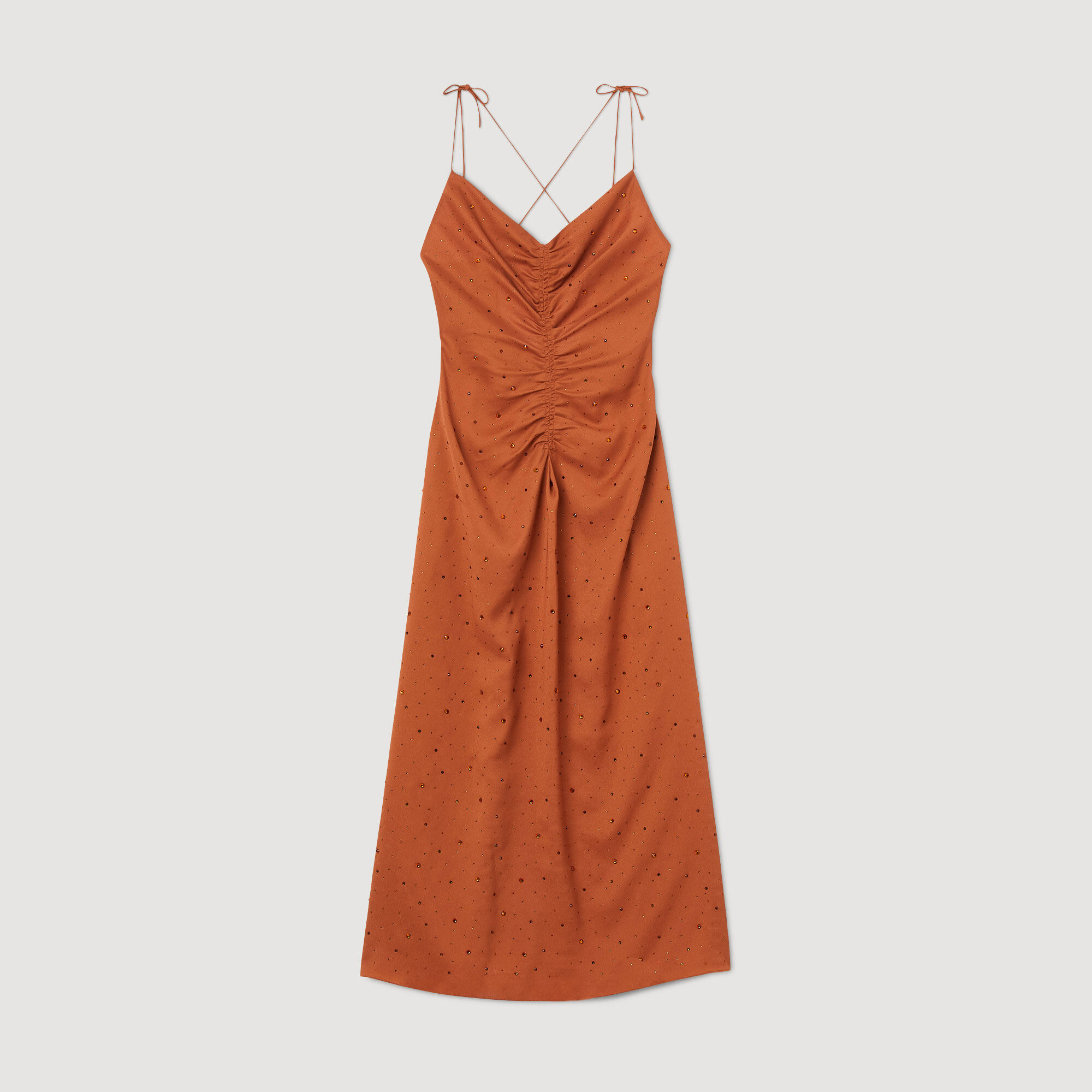 Sandro 2025 orange dress