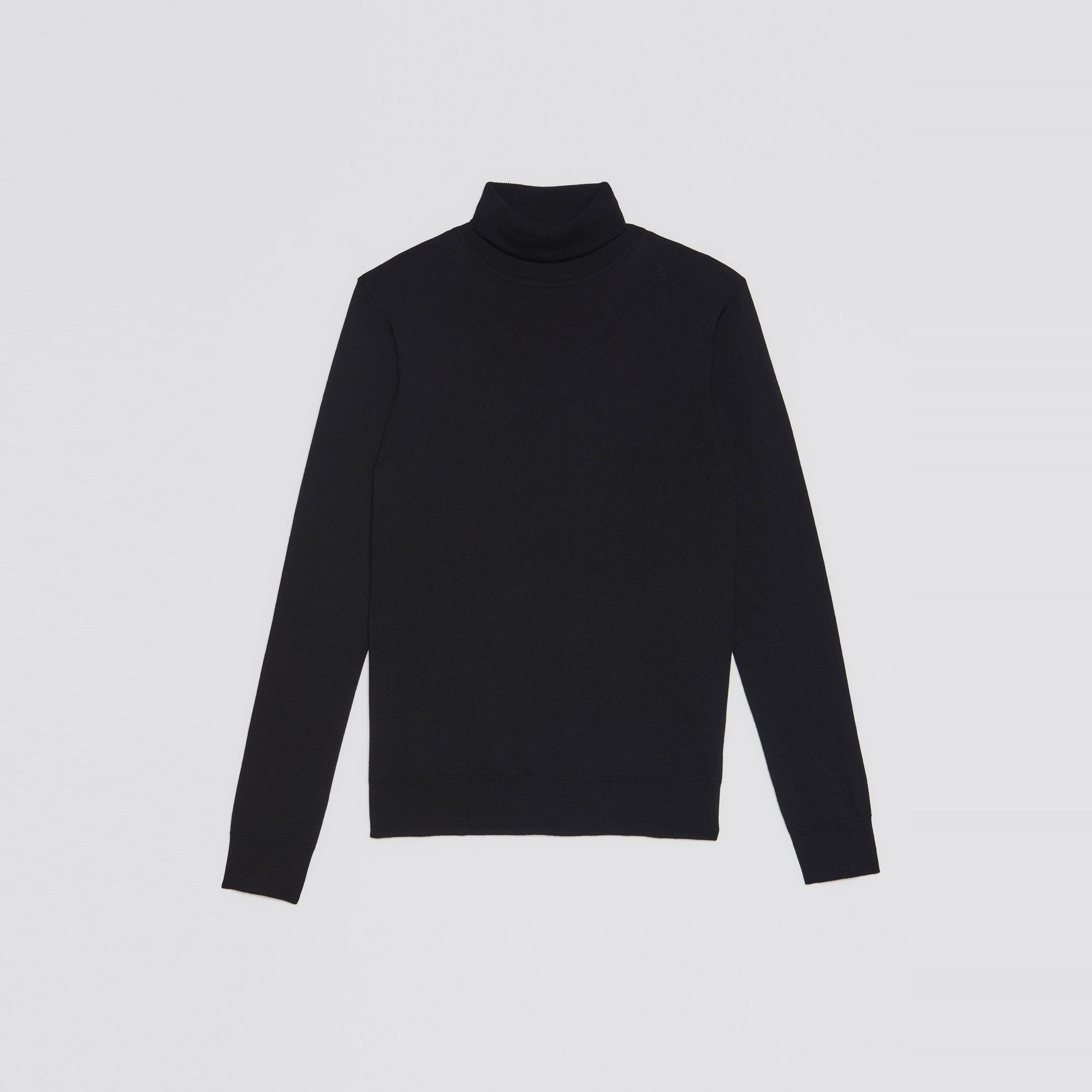 black polo neck