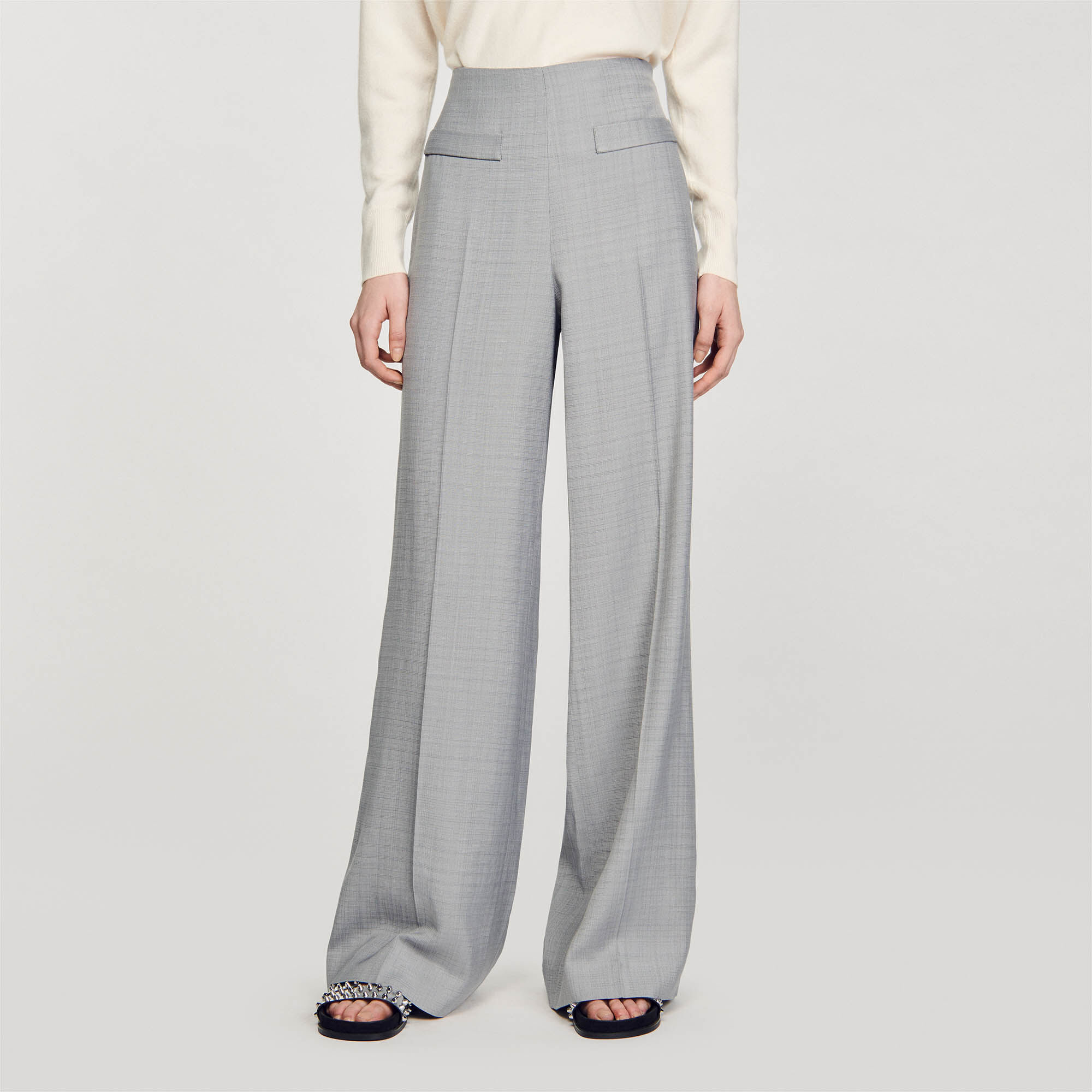 Sandro high shop waisted pants