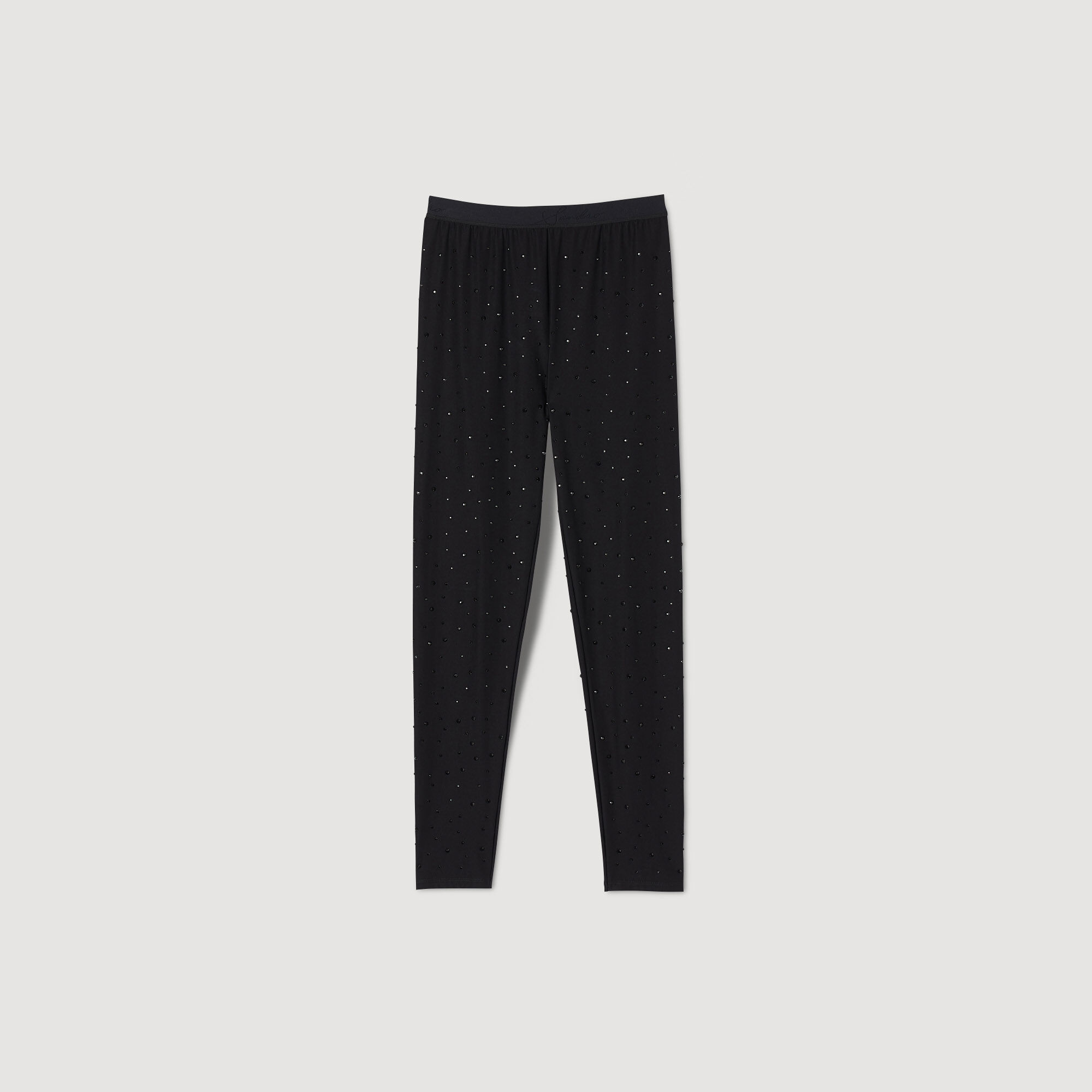 Rhinestone leggings SFPPA01235 Pants Sandro Paris