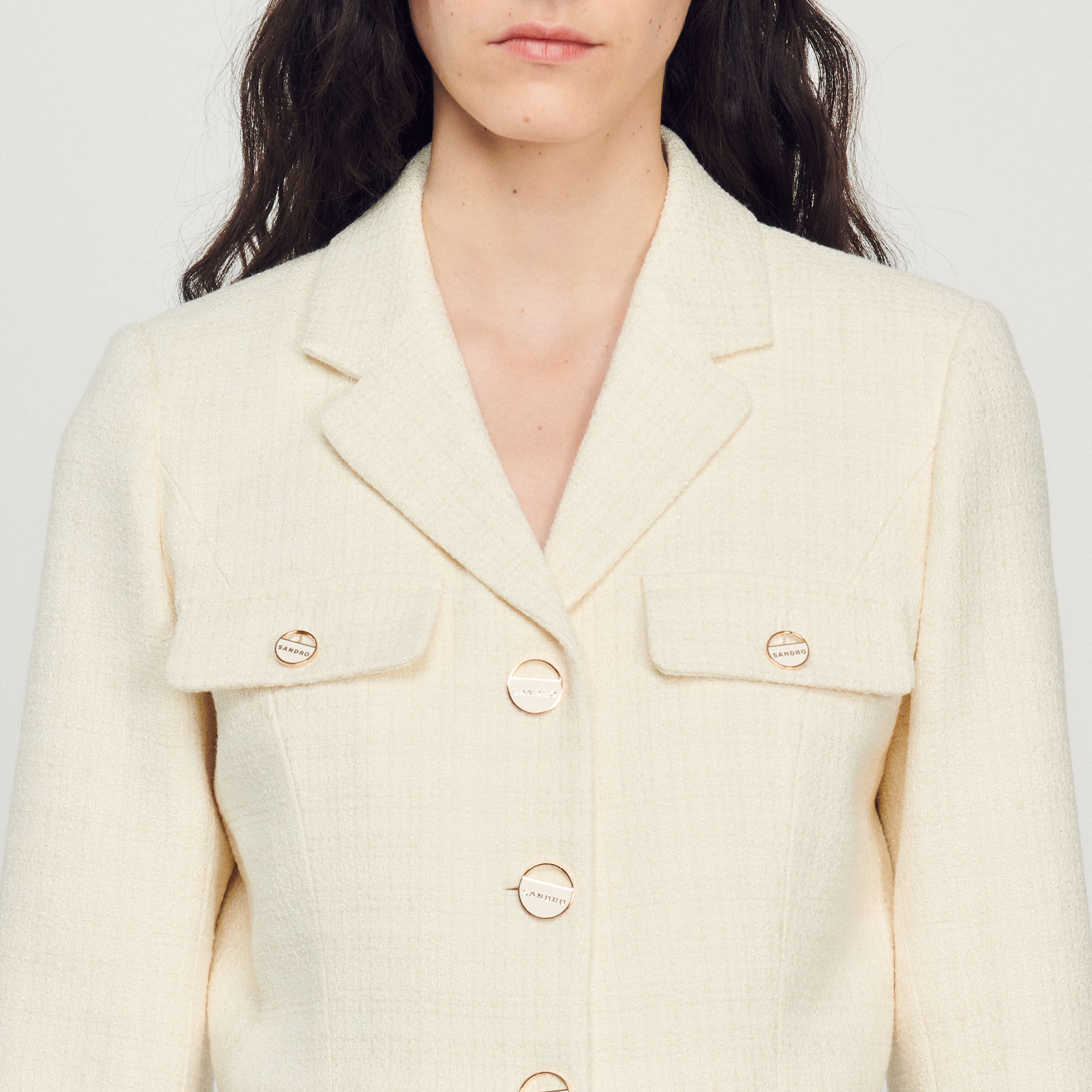 Tweed jacket buttons new arrivals