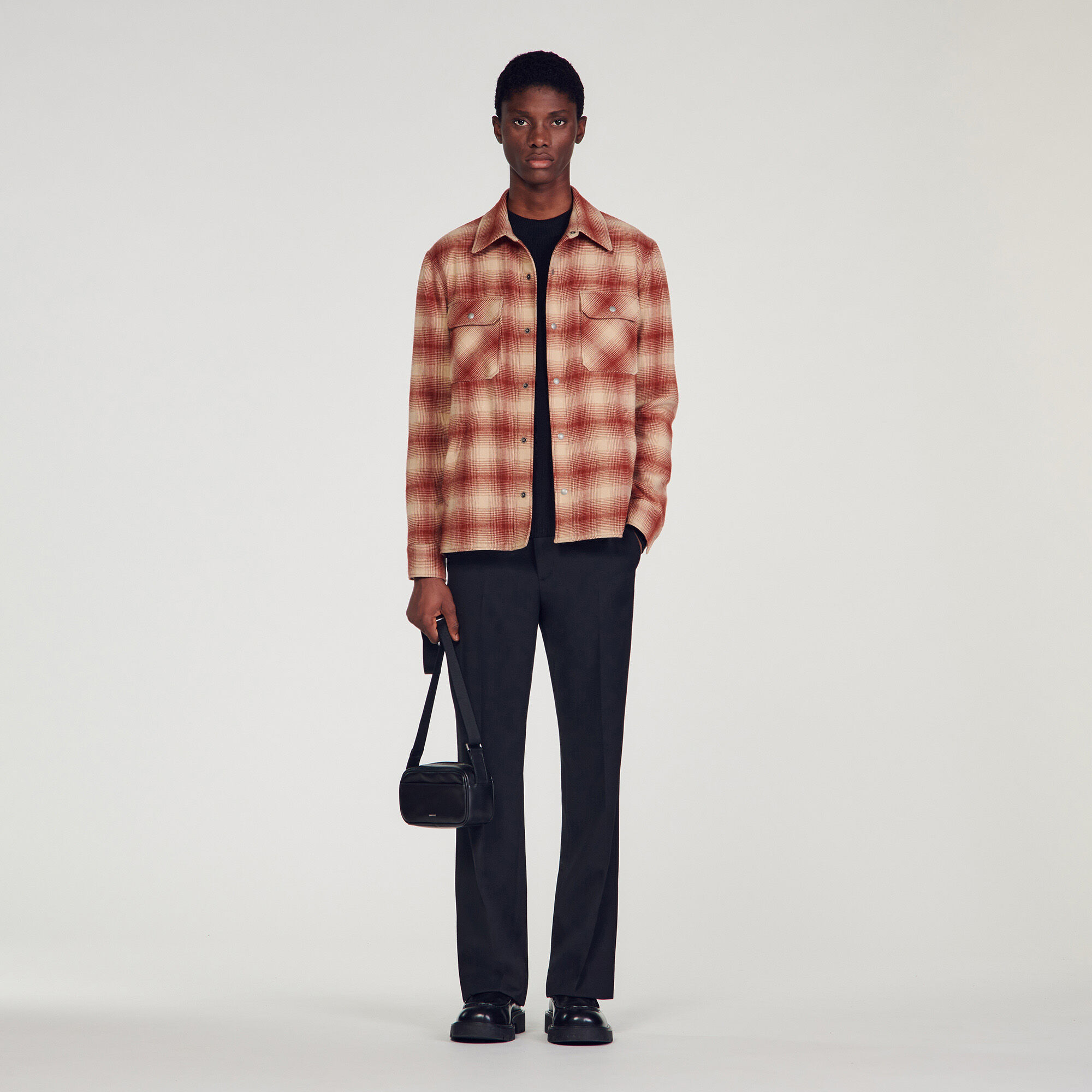 Mens check discount jackets uk