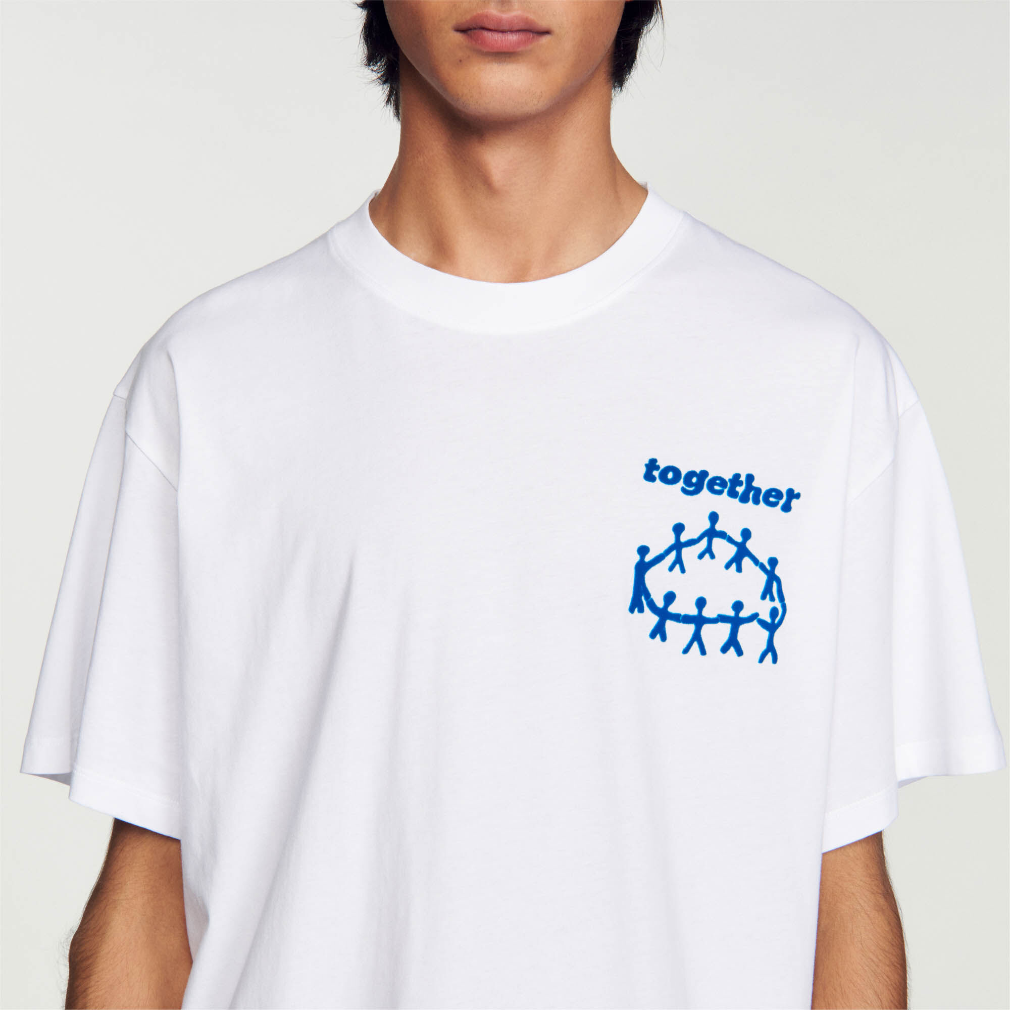 Off white t shirt sale homme