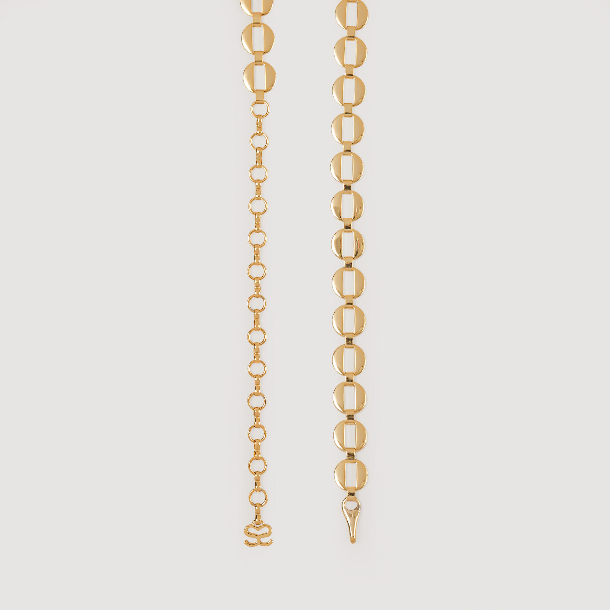 Embellished chain belt
