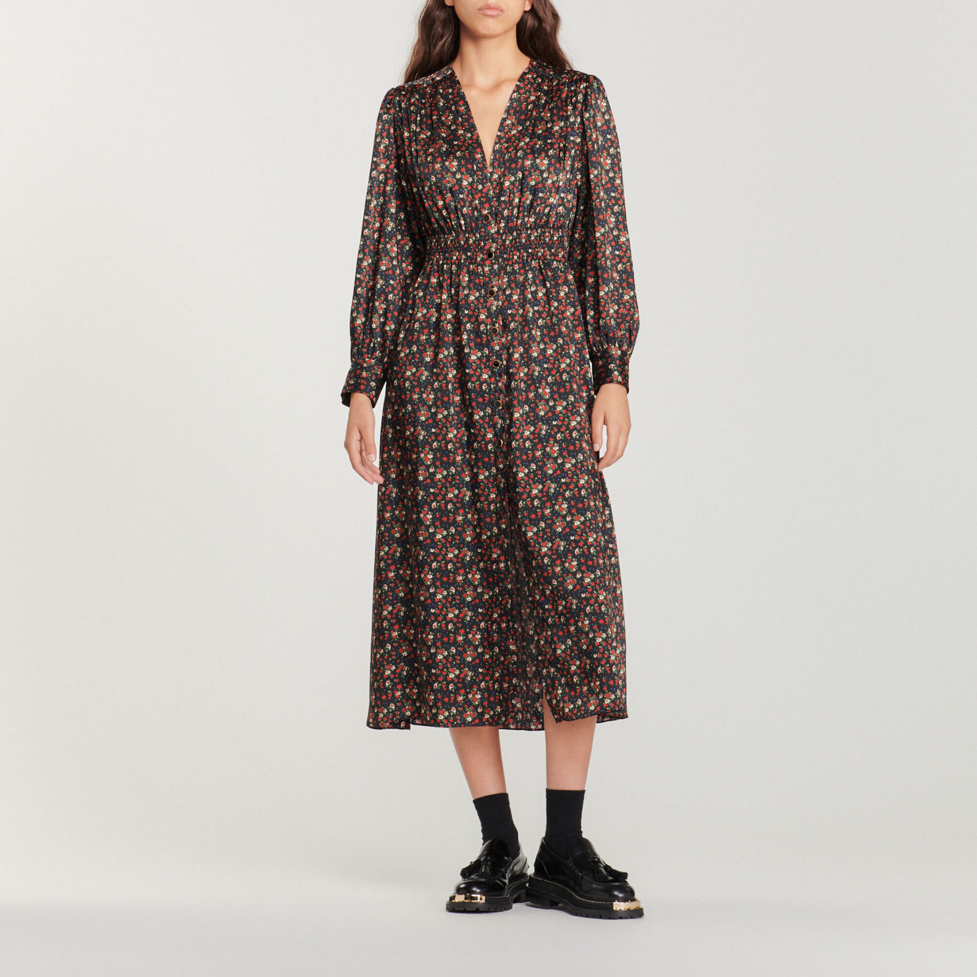 Long flowing floral dresses shop