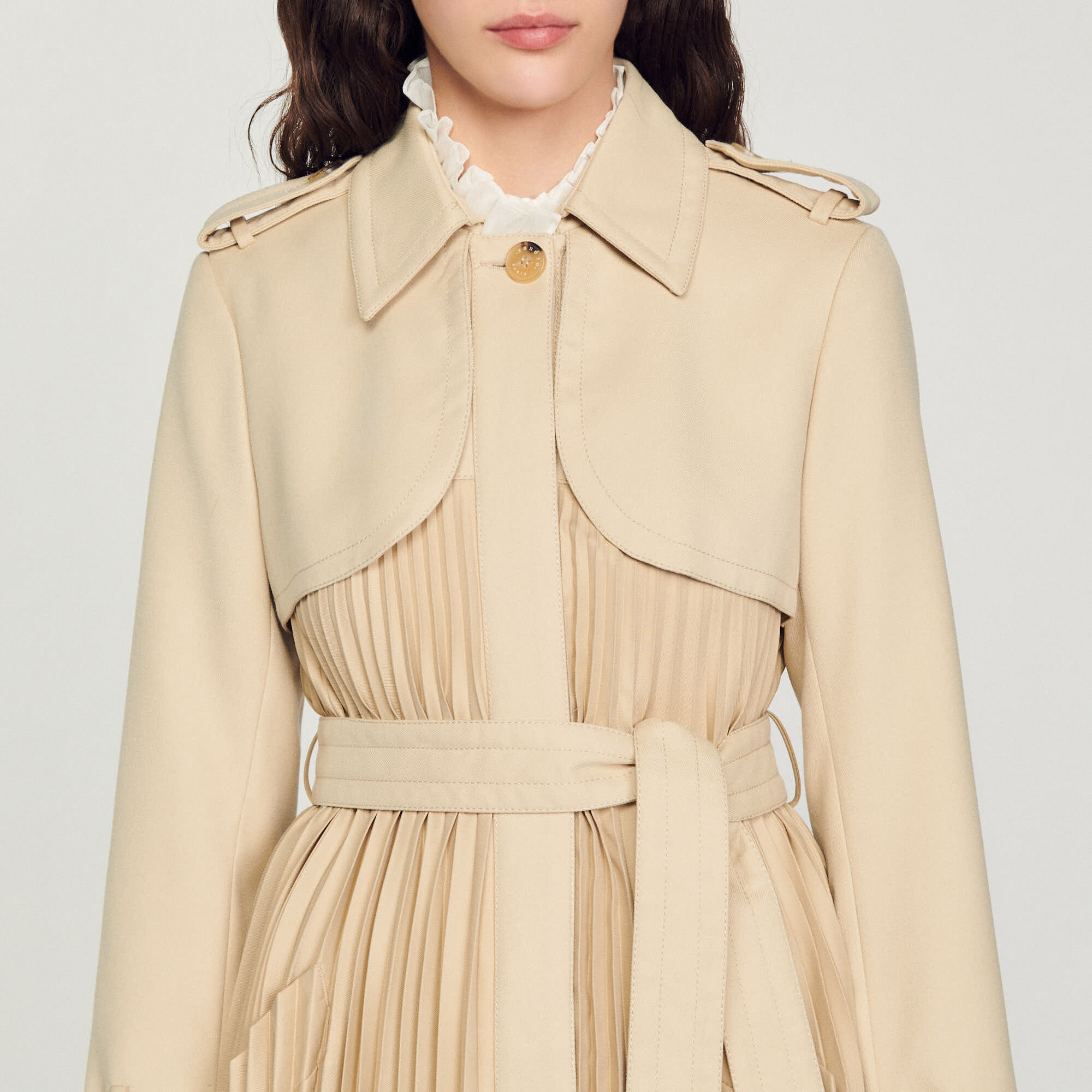 Trench coat sandro homme outlet
