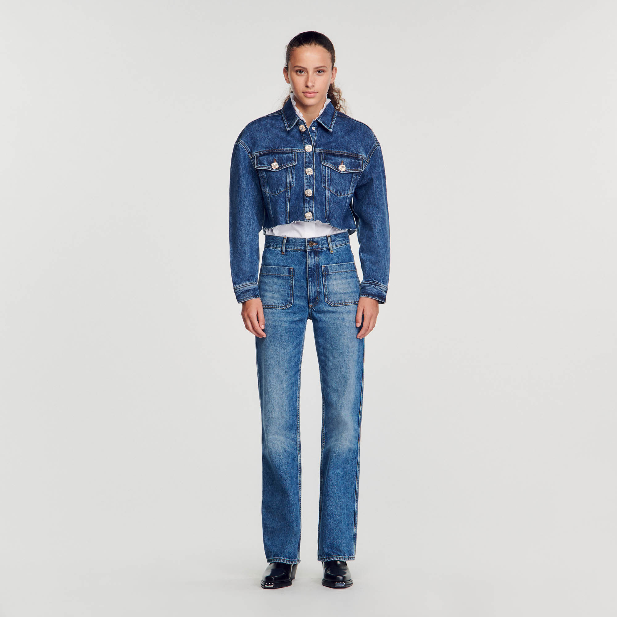 Jacket new arrivals jeans femme