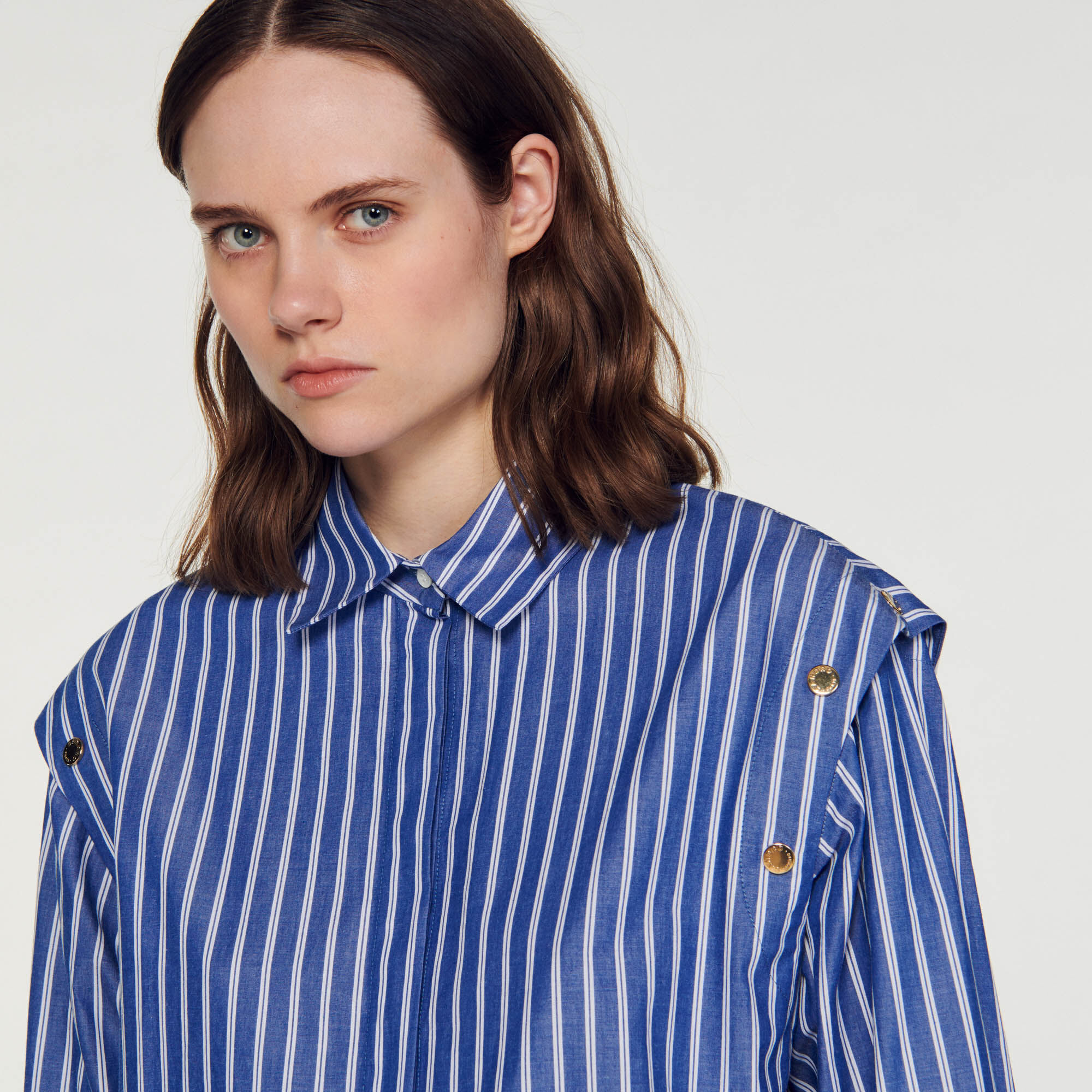 Chemise bleu new arrivals sandro femme